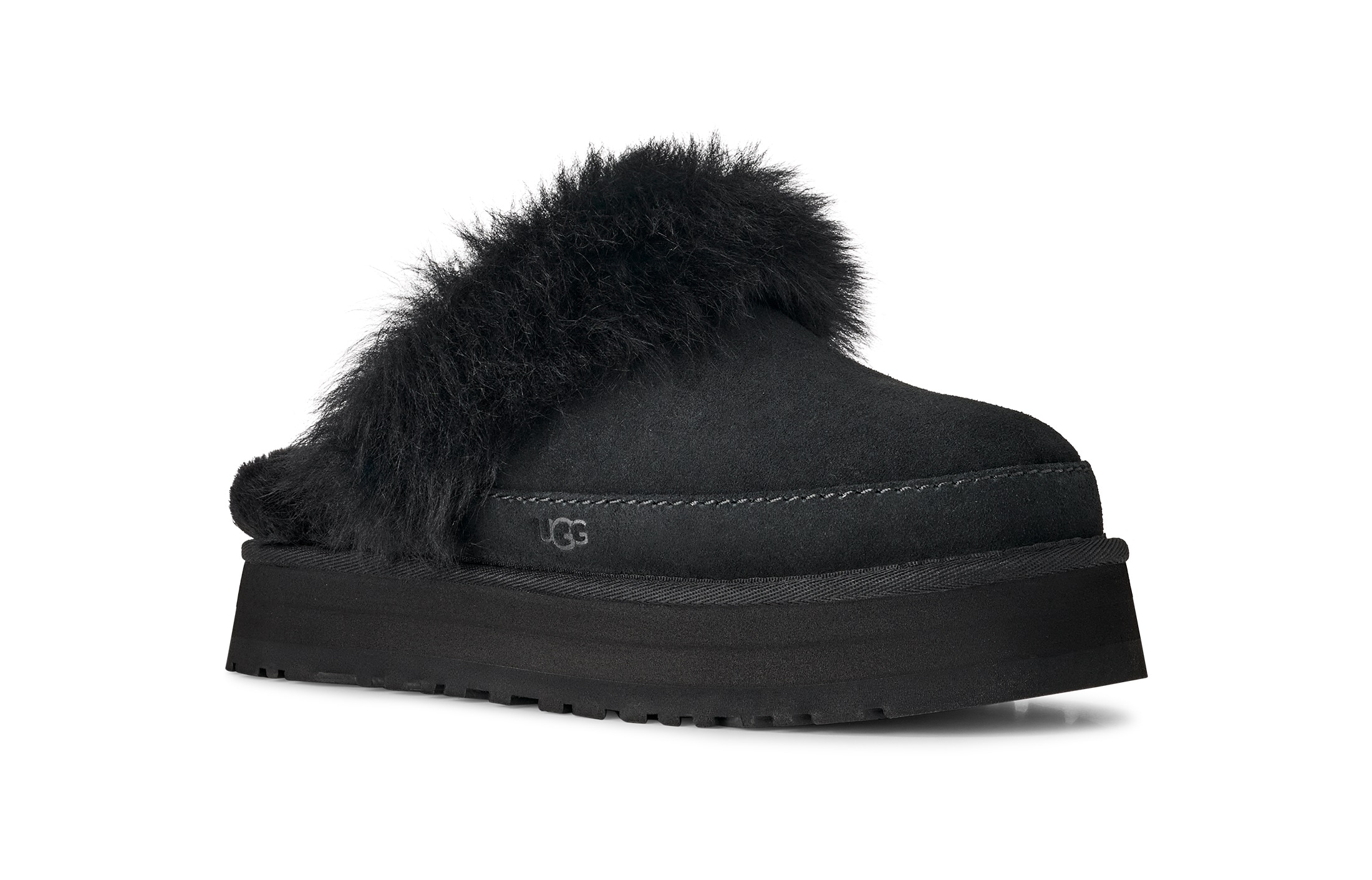 Ugg Damen Hausschuh »Disquette Chalet« Homeslippers, Pantoffel, Clog mit Plateausohle, Größe 9 (40)