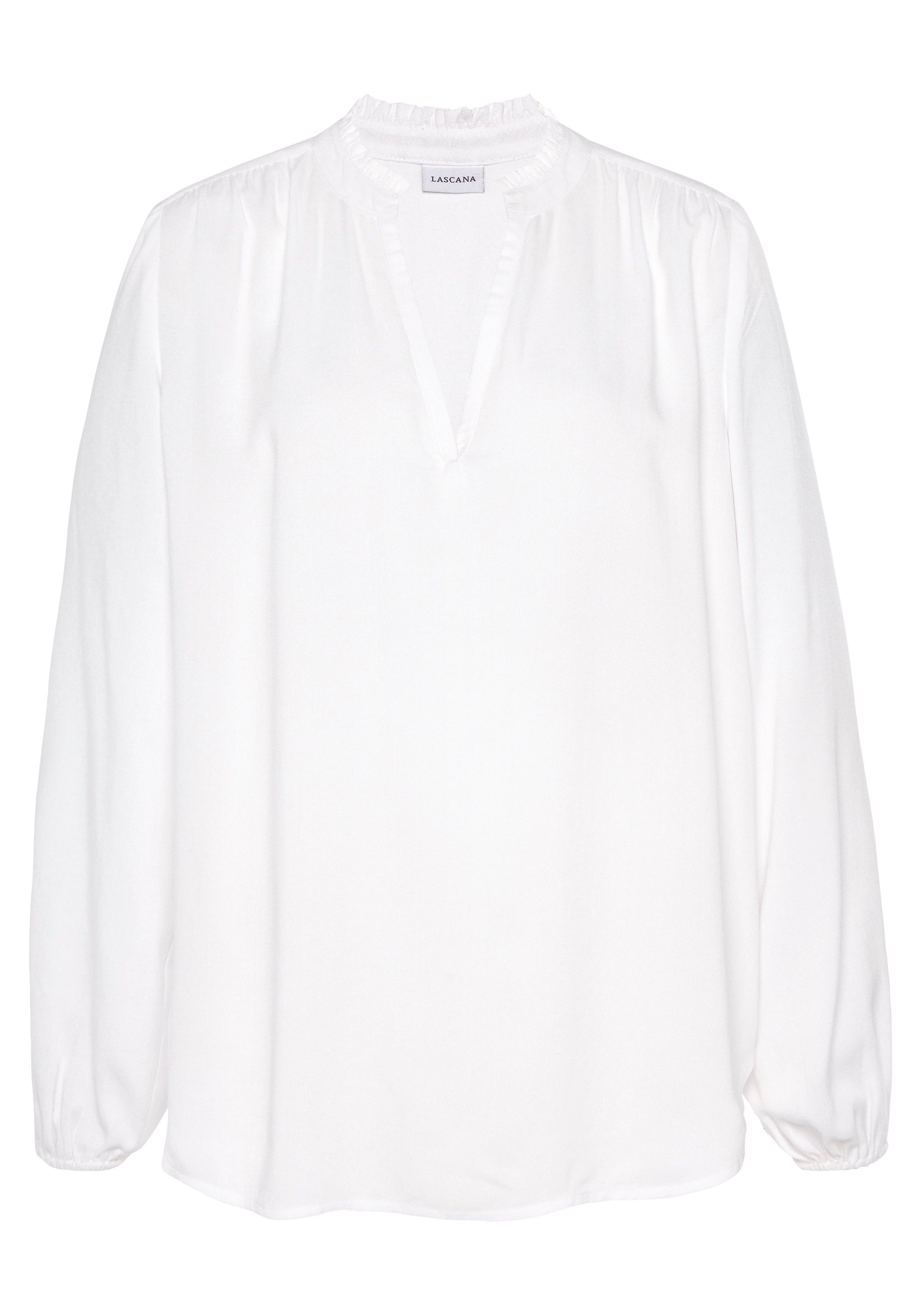 LASCANA Schlupfbluse, mit langen Ärmeln, leichte Damenbluse, casual-chic, festlich
