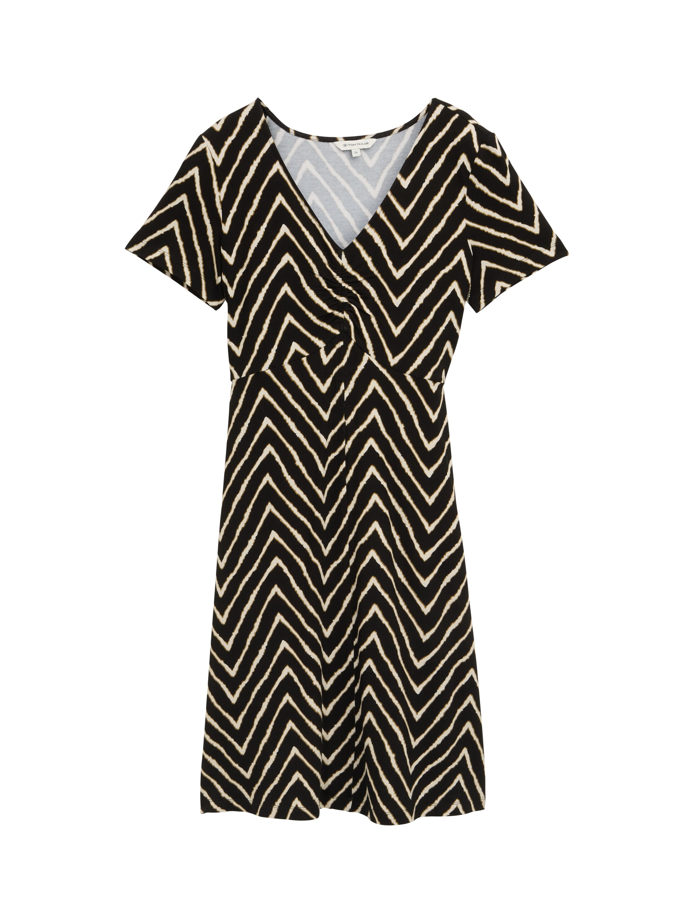 TOM TAILOR Sommerkleid, mit All-Over Print