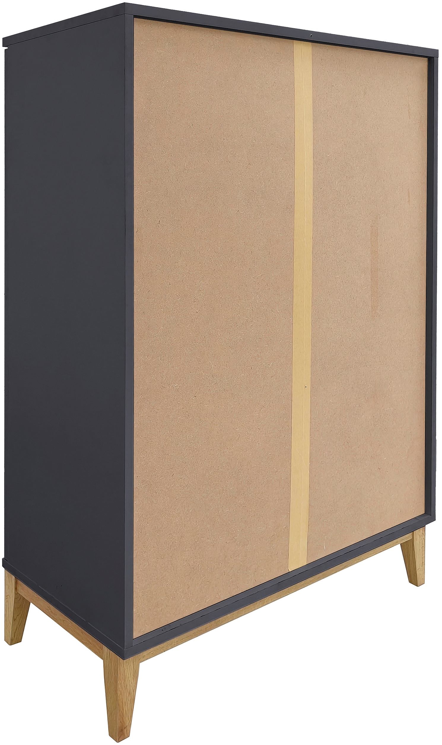 OTTO home Highboard »Maryd« Kommode, Midischrank, m. Glas- u. Holztüren, Einlegeböden, Breite 80cm
