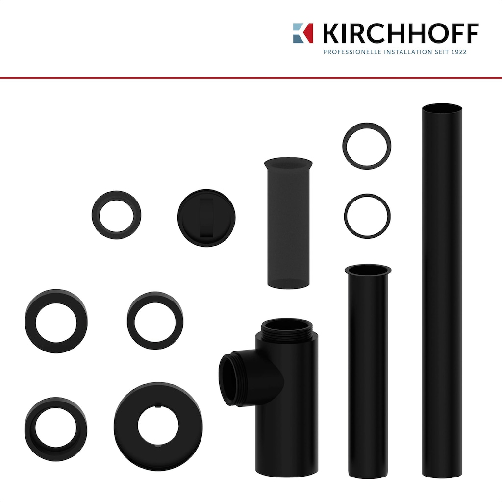 Kirchhoff Siphon »Design Flaschensiphon inkl. Reinigungsöffnung«