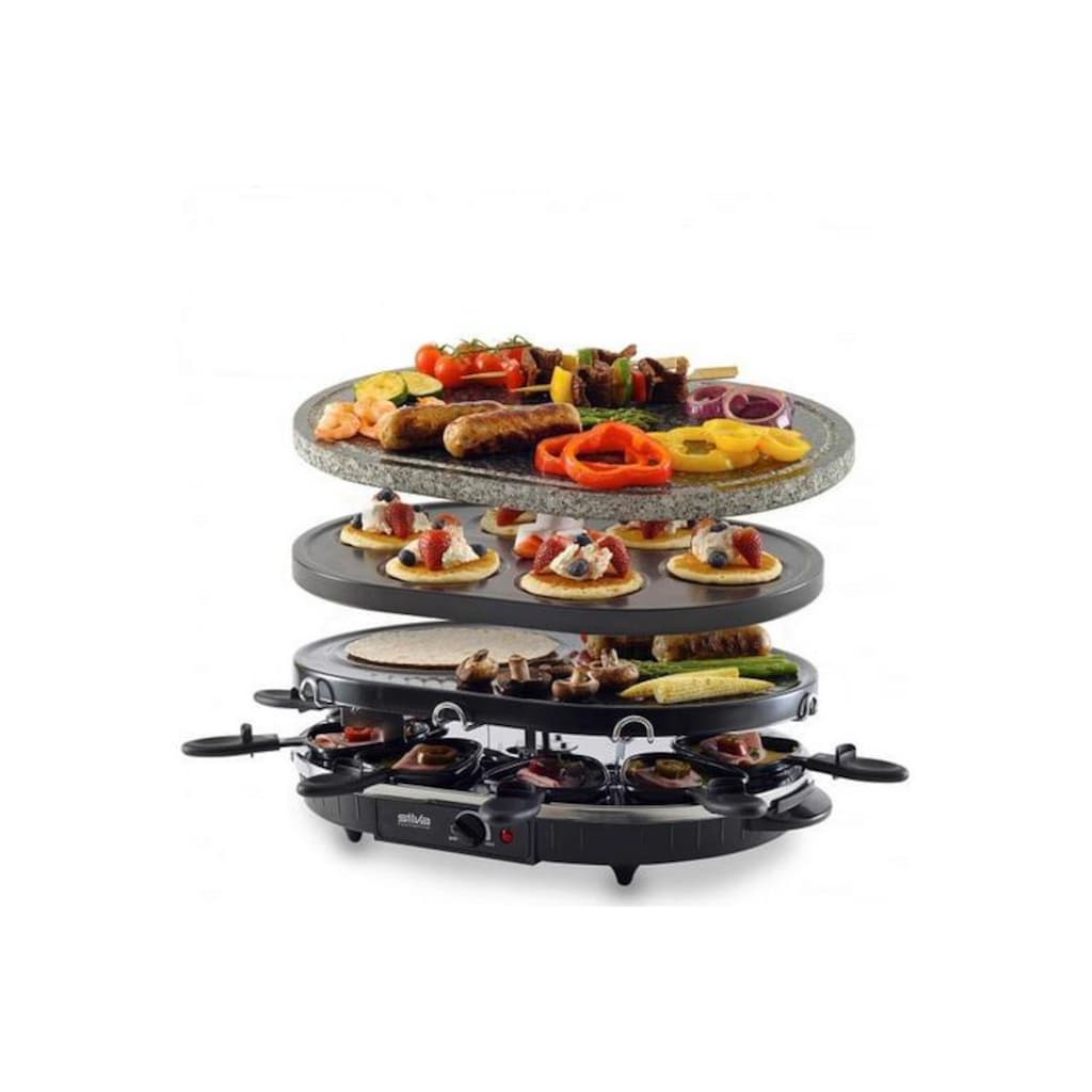 Silva Homeline Raclette »PK-RK 083«, 8 St. Raclettepfännchen, 1200 W