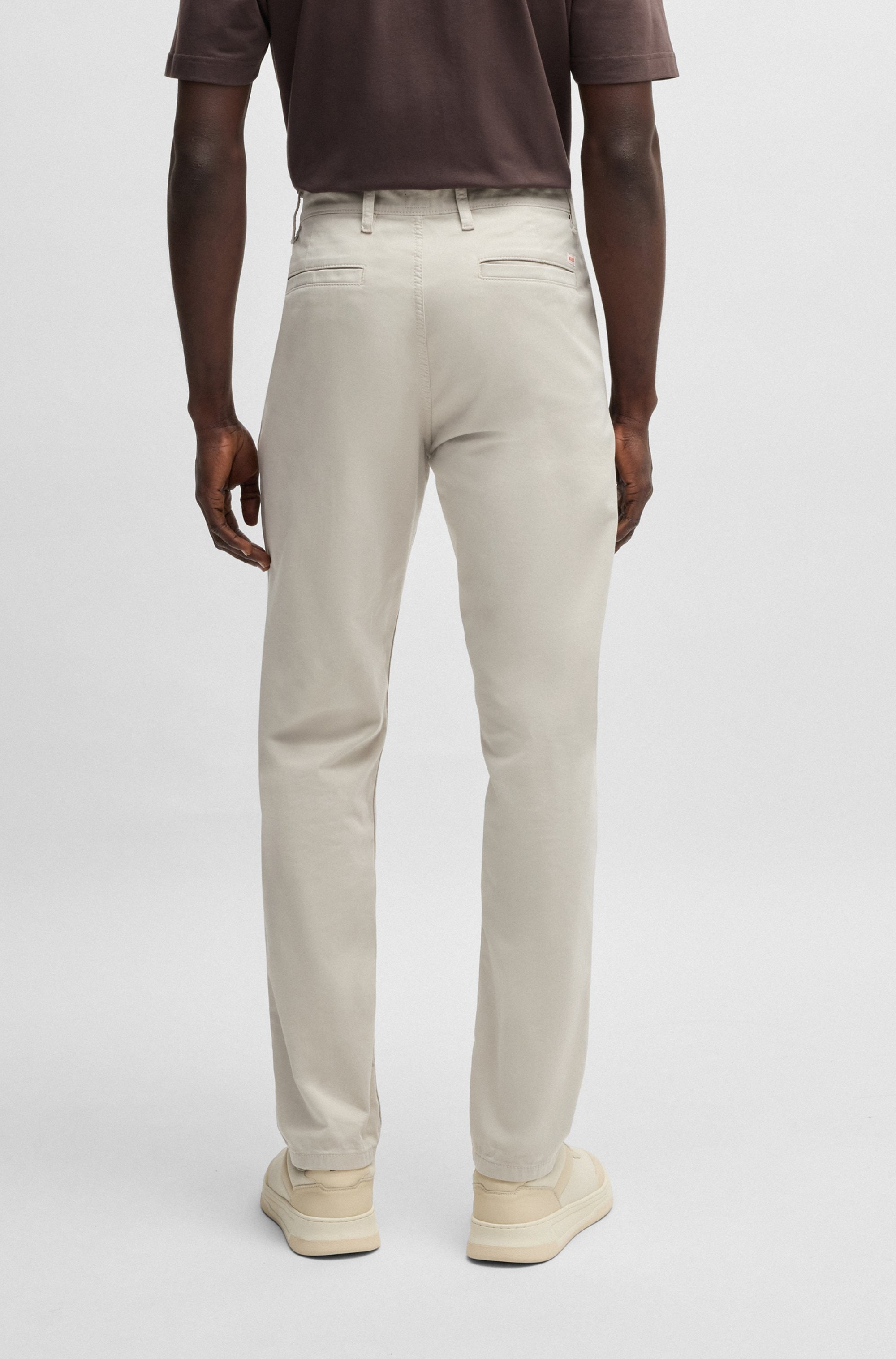 BOSS ORANGE Chinohose »tapered«, mit BOSS Logo hinten