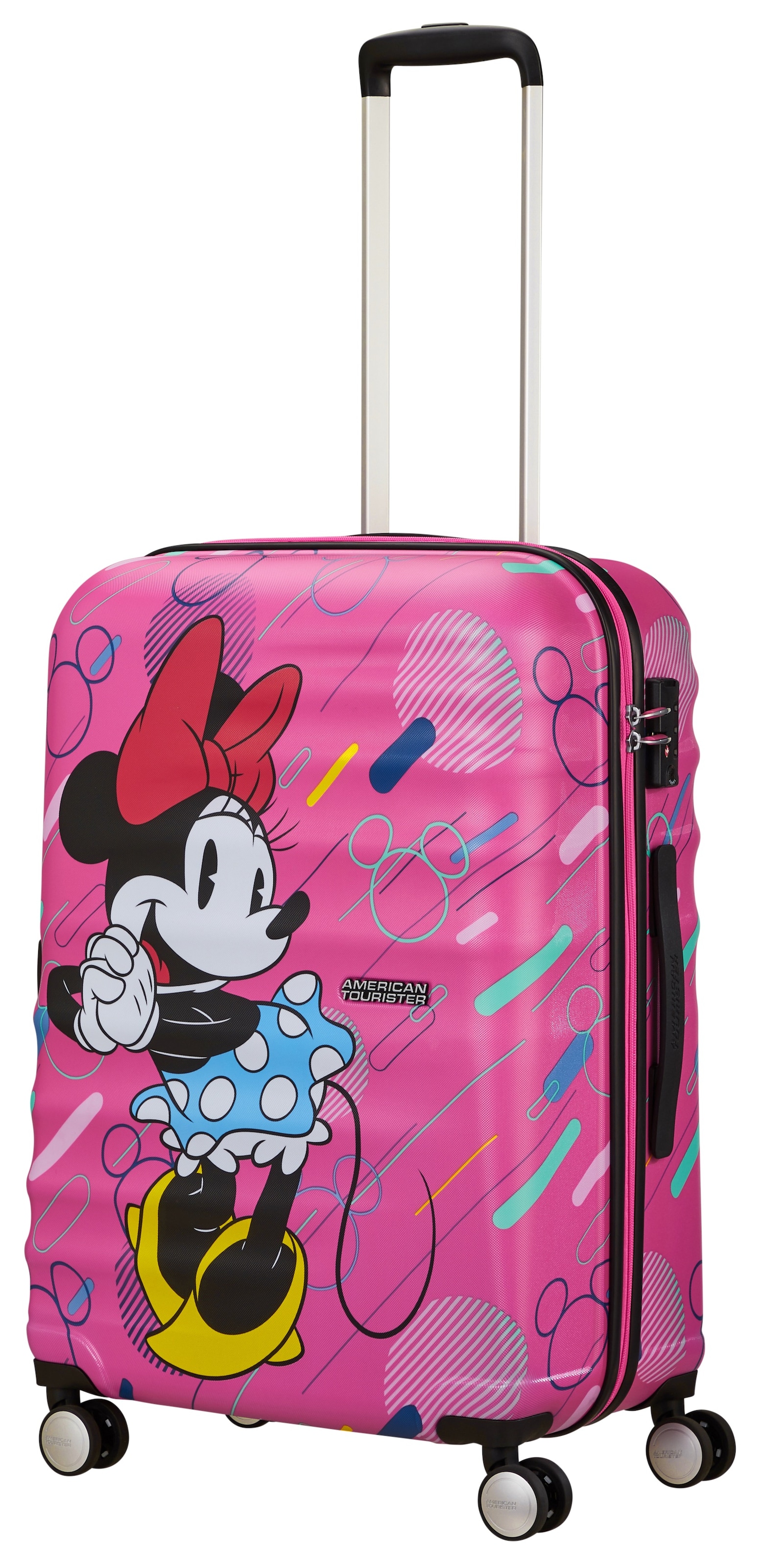 American Tourister® Kinderkoffer »WAVEBREAKER DISNEY 67«, 4 St. Rollen, Kinderreisegepäck Koffer TSA-Zahlenschloss