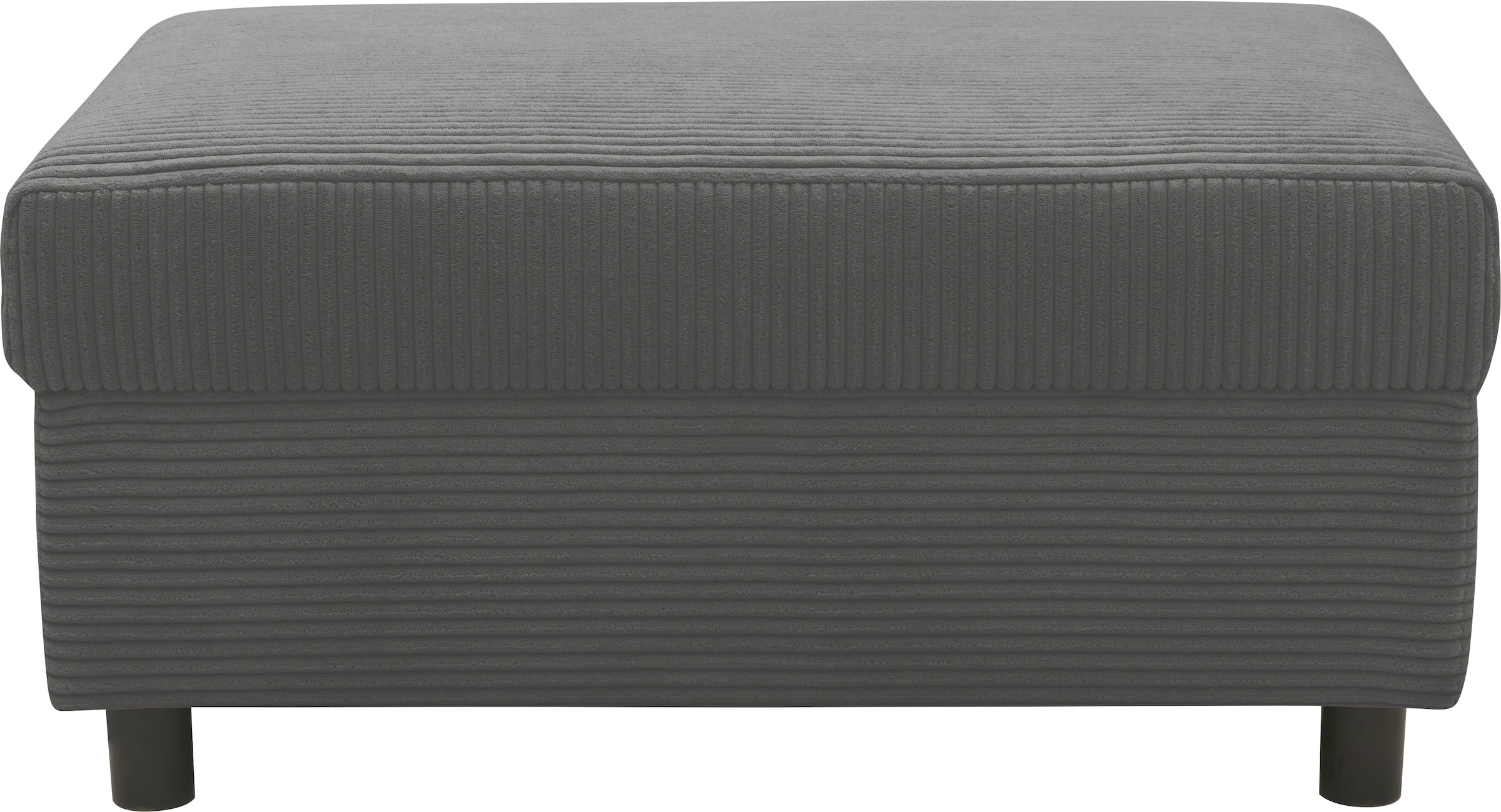DOMO collection Polsterhocker »Turah 2 in Cord oder wasserabweisender Microfaser,«, moderner Polsterhocker, passend zum Ecksofa, B/T/H: 83/60/44 cm
