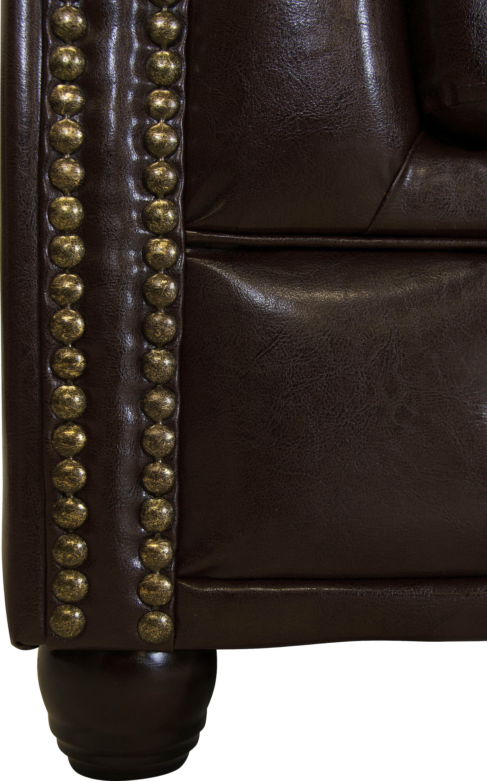 Home affaire Chesterfield-Sofa »Rysum L-Form« Chesterfield-Optik , langer Schenkel links oder rechts