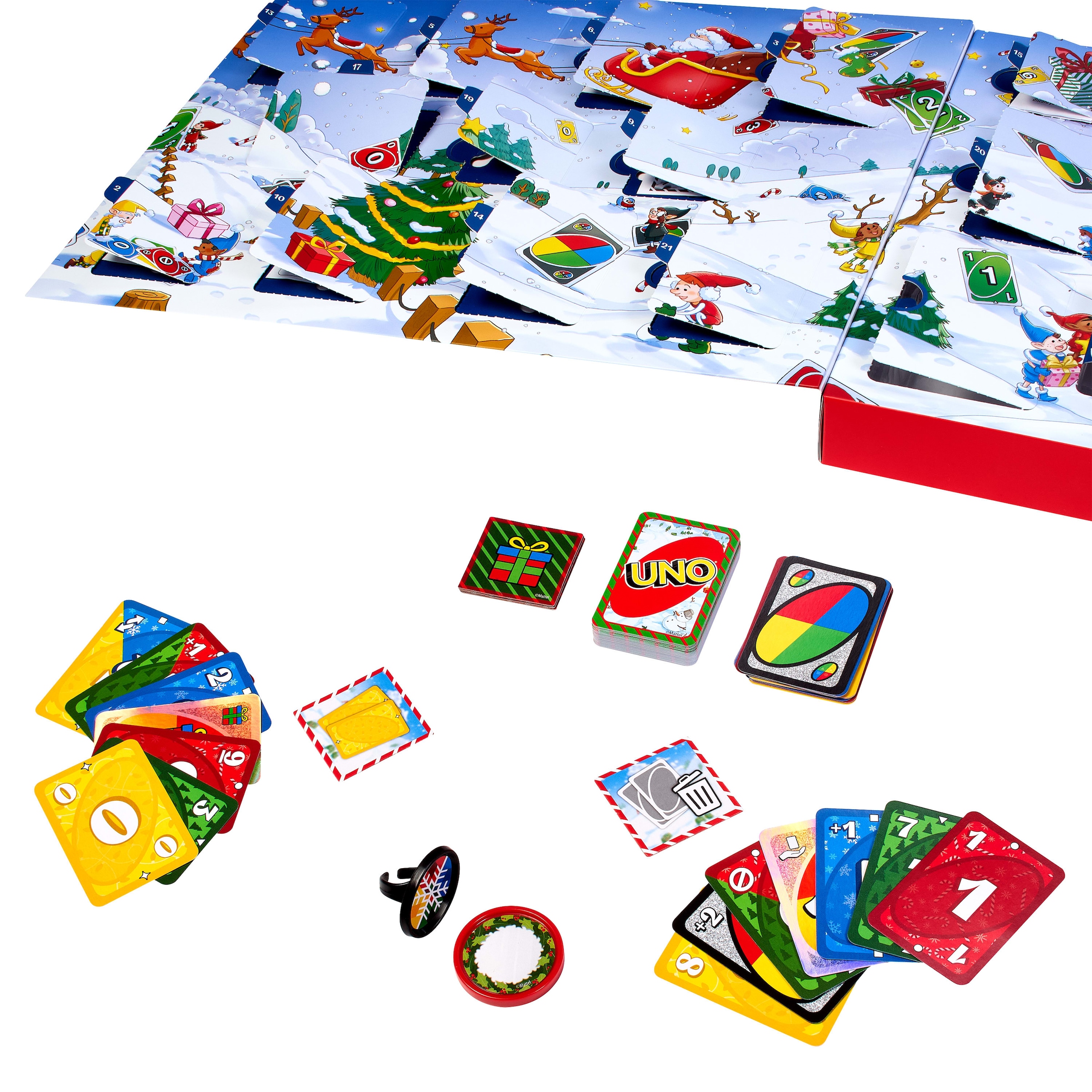 Mattel games Adventskalender »UNO (D, E, FR)« ab 7 Jahren