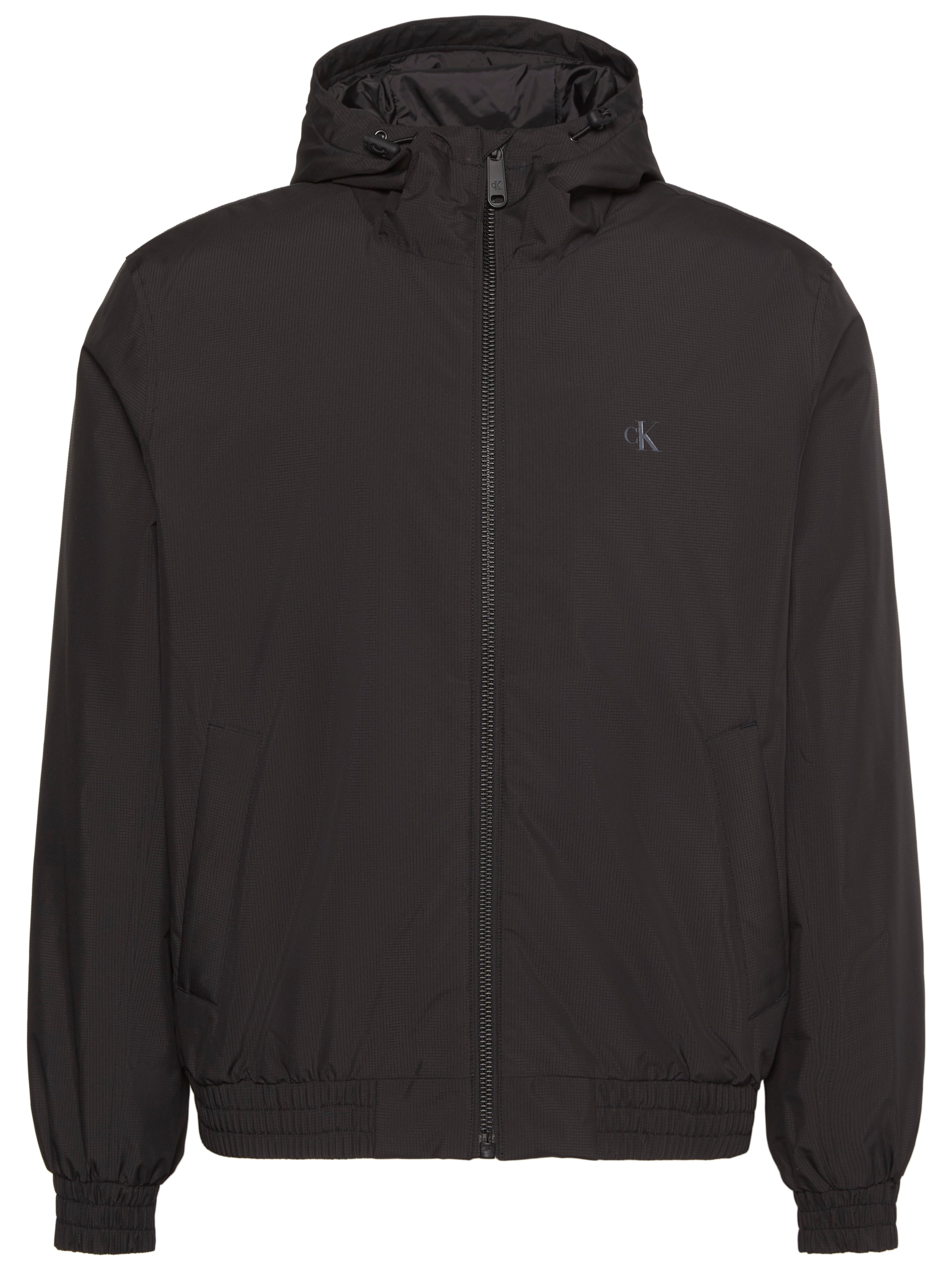 Calvin Klein Jeans Bomberjacke »LS PADDED HARRINGTON JACKET« ohne Kapuze Mit Rundhalsausschnitt mit Stehkragen