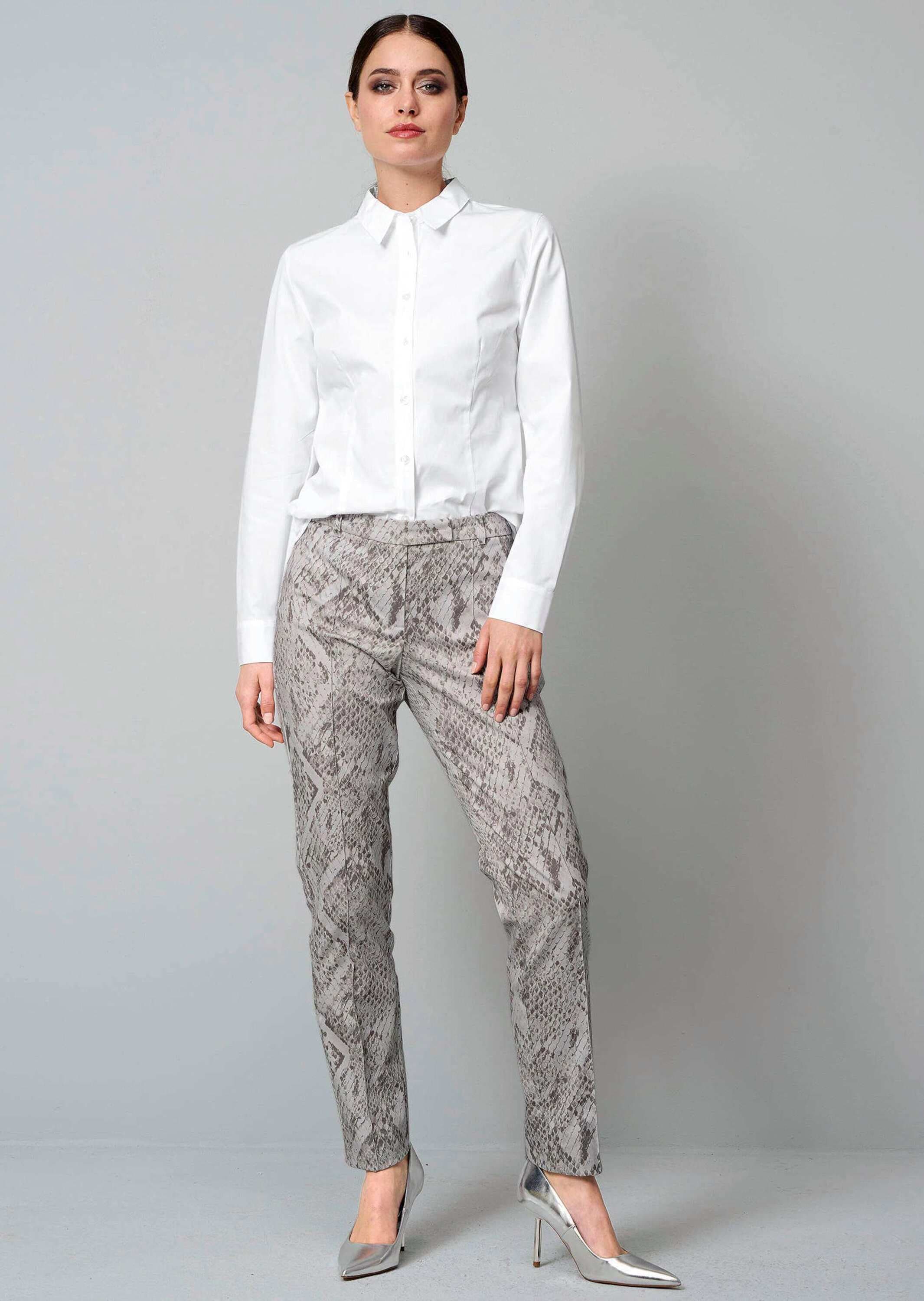 Alba Moda Stoffhose »Hose Hose mit Schlangenprint«