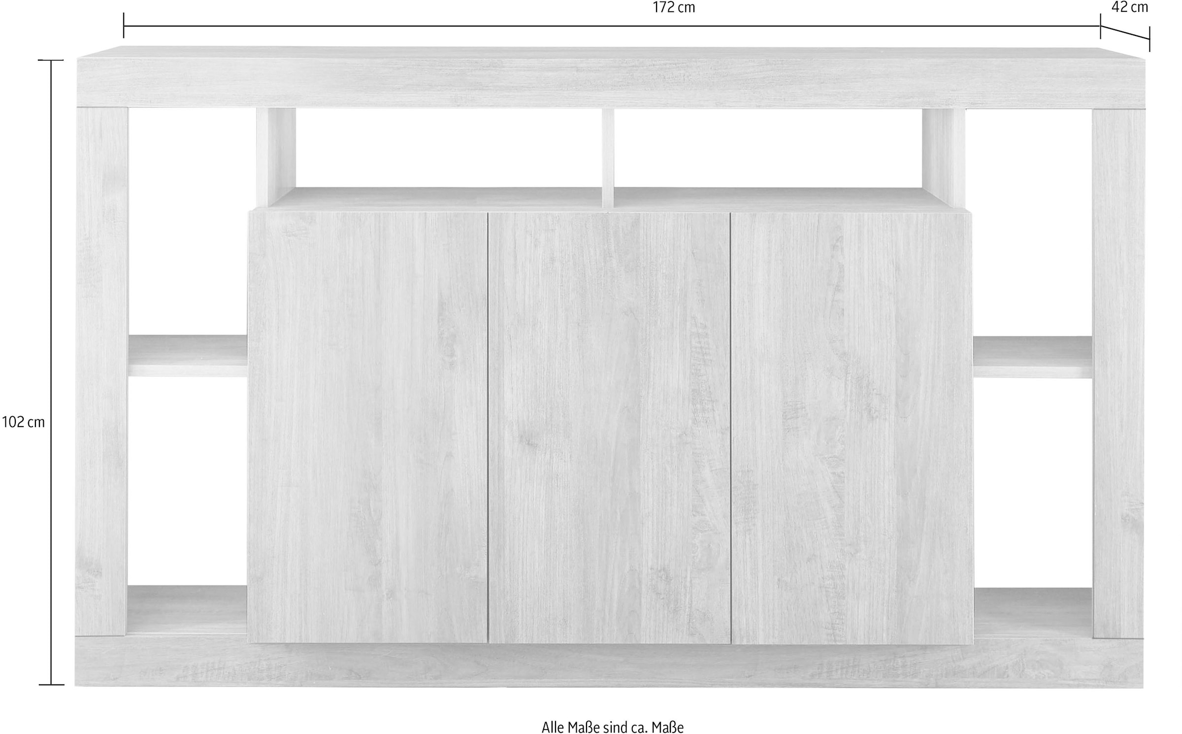 Home affaire Sideboard »Rimini« mit 3 Türen