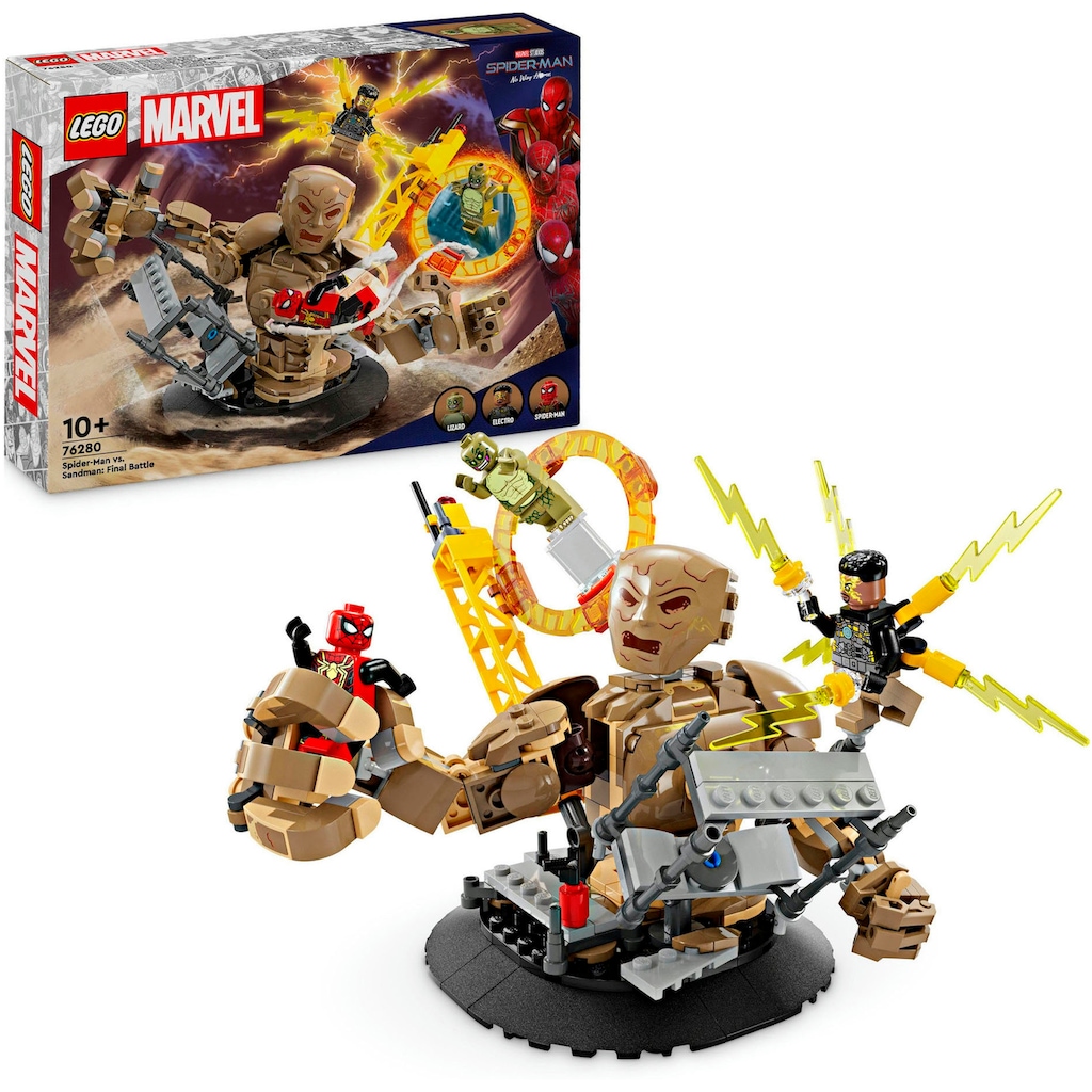 LEGO® Konstruktionsspielsteine »Spider-Man vs. Sandman: Showdown (76280), LEGO Super Heroes«, (347 St.)