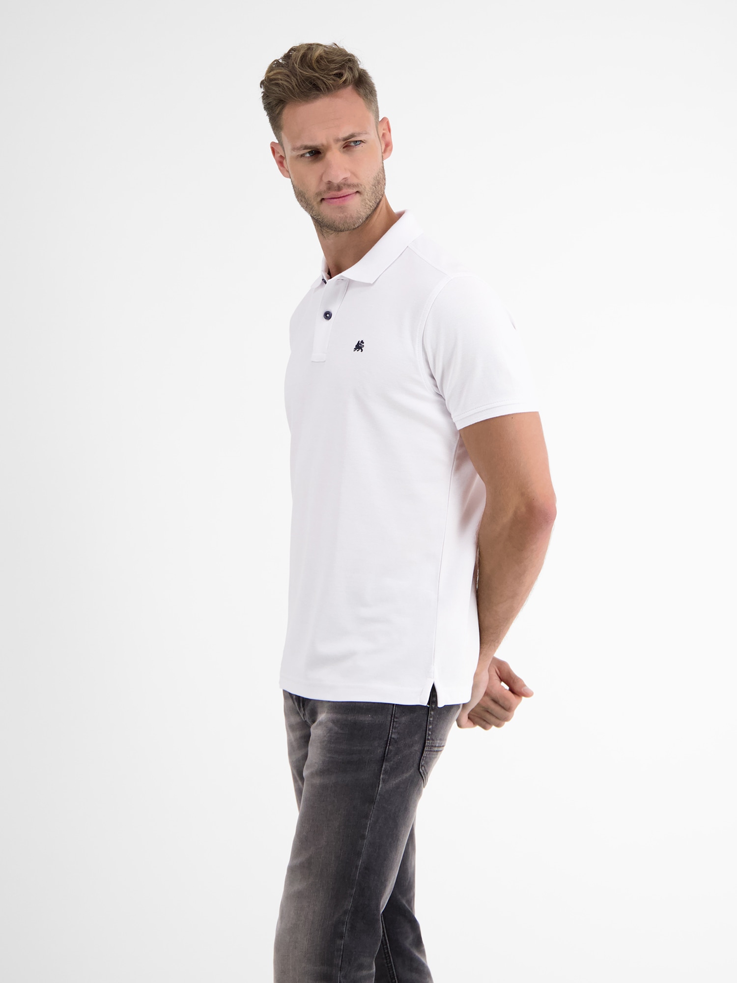 LERROS Poloshirt »COOL & DRY« mit Logo-Stickerei