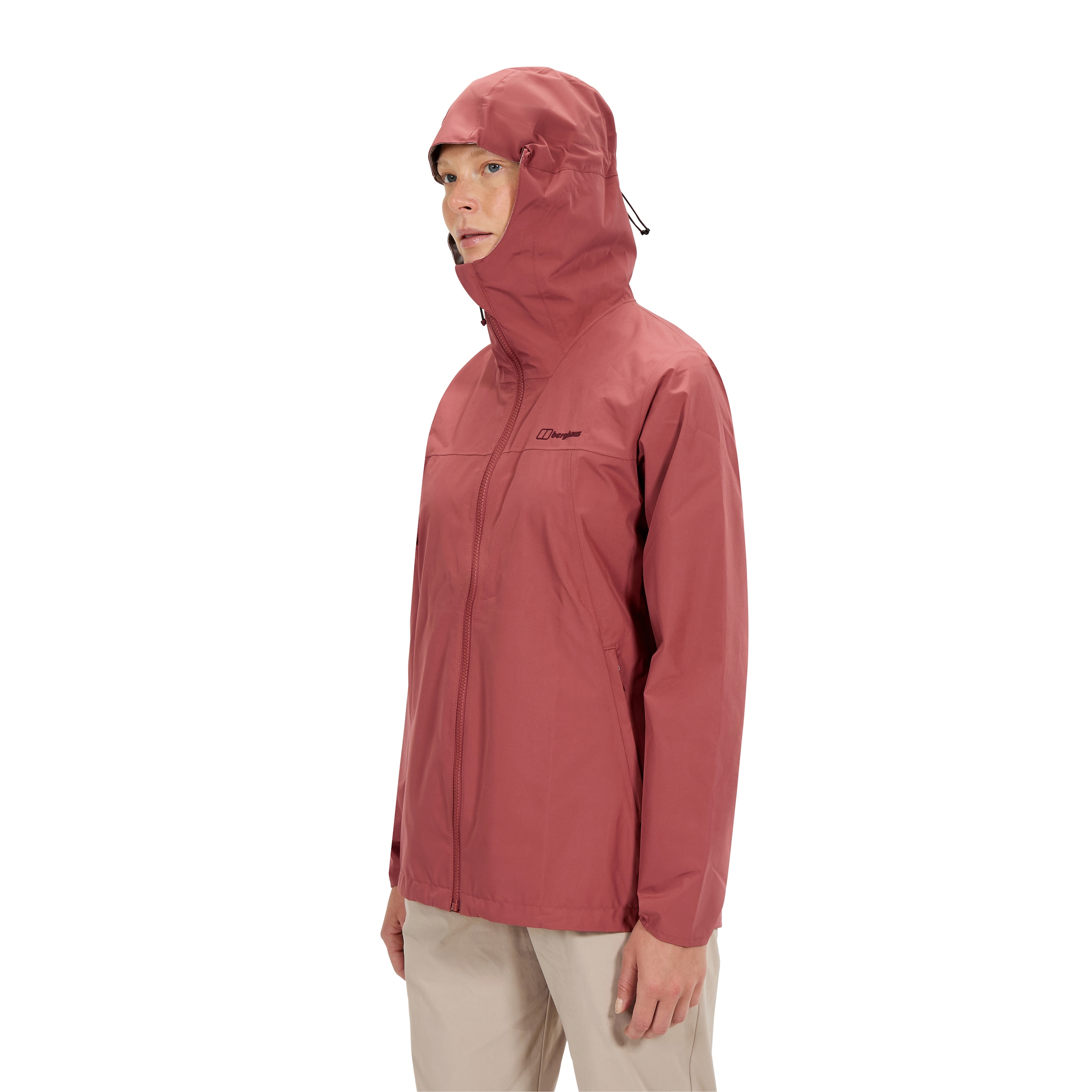 Berghaus Funktionsjacke »W DELUGE PRO 3.0 JKT« für Sport und Outdoor-Aktivitäten, atmungsaktiv, mit Sturmklappe