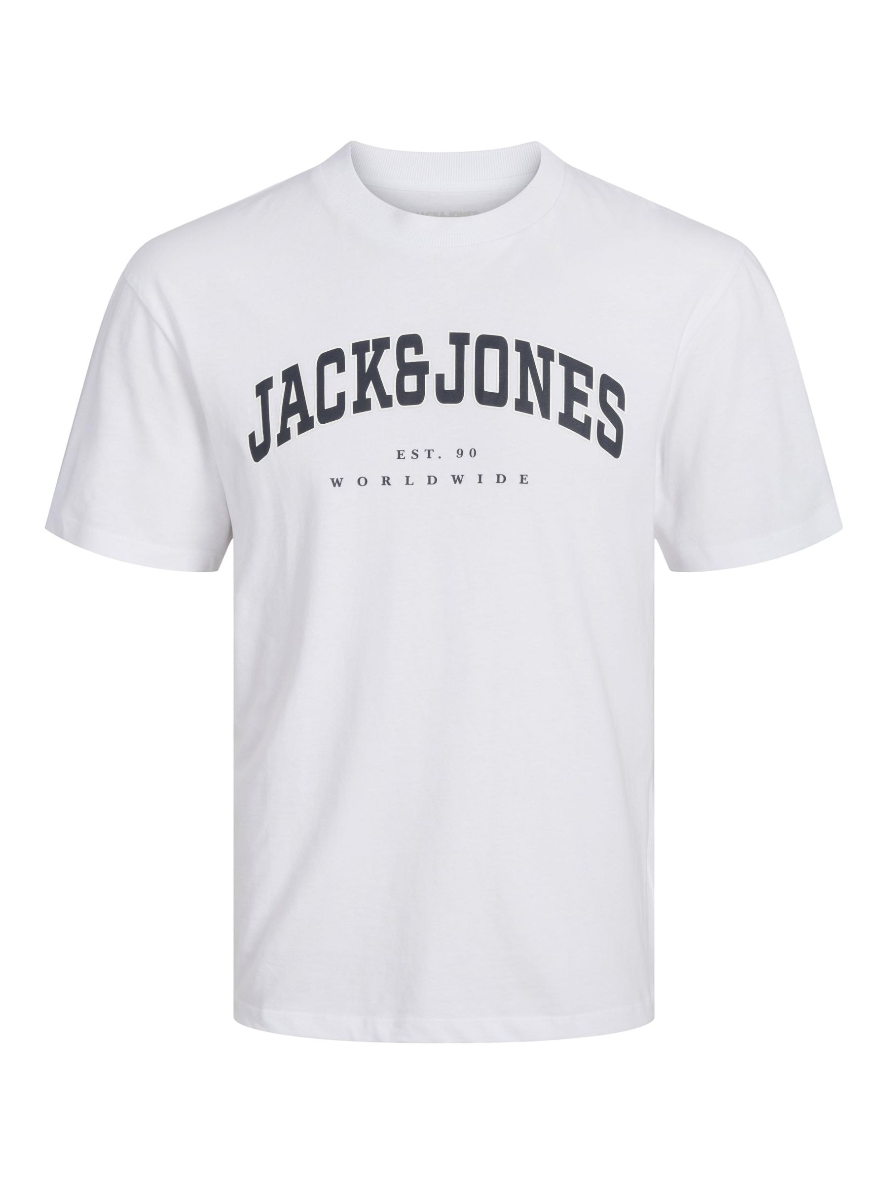 Jack & Jones Rundhalsshirt »JJECALEB VARSITY TEE SS O-NECK NOOS«
