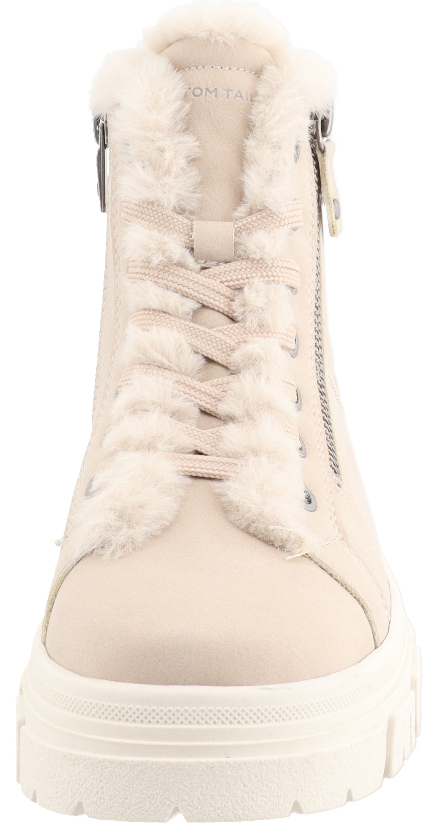 TOM TAILOR Winterboots  Plateauboots, Winterboots mit Zierreißverschluss