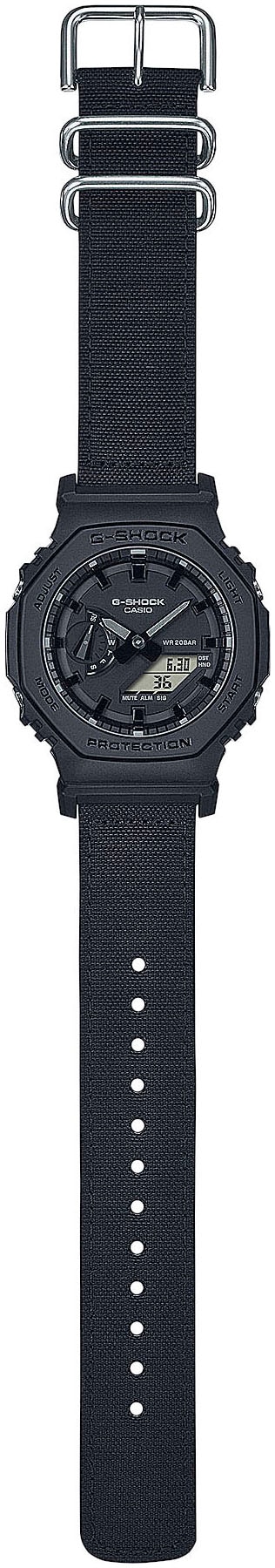 CASIO G-SHOCK Chronograph, Quarzuhr, Armbanduhr,Herrenuhr,digital, bis 20bar wasserd.Resinarmband