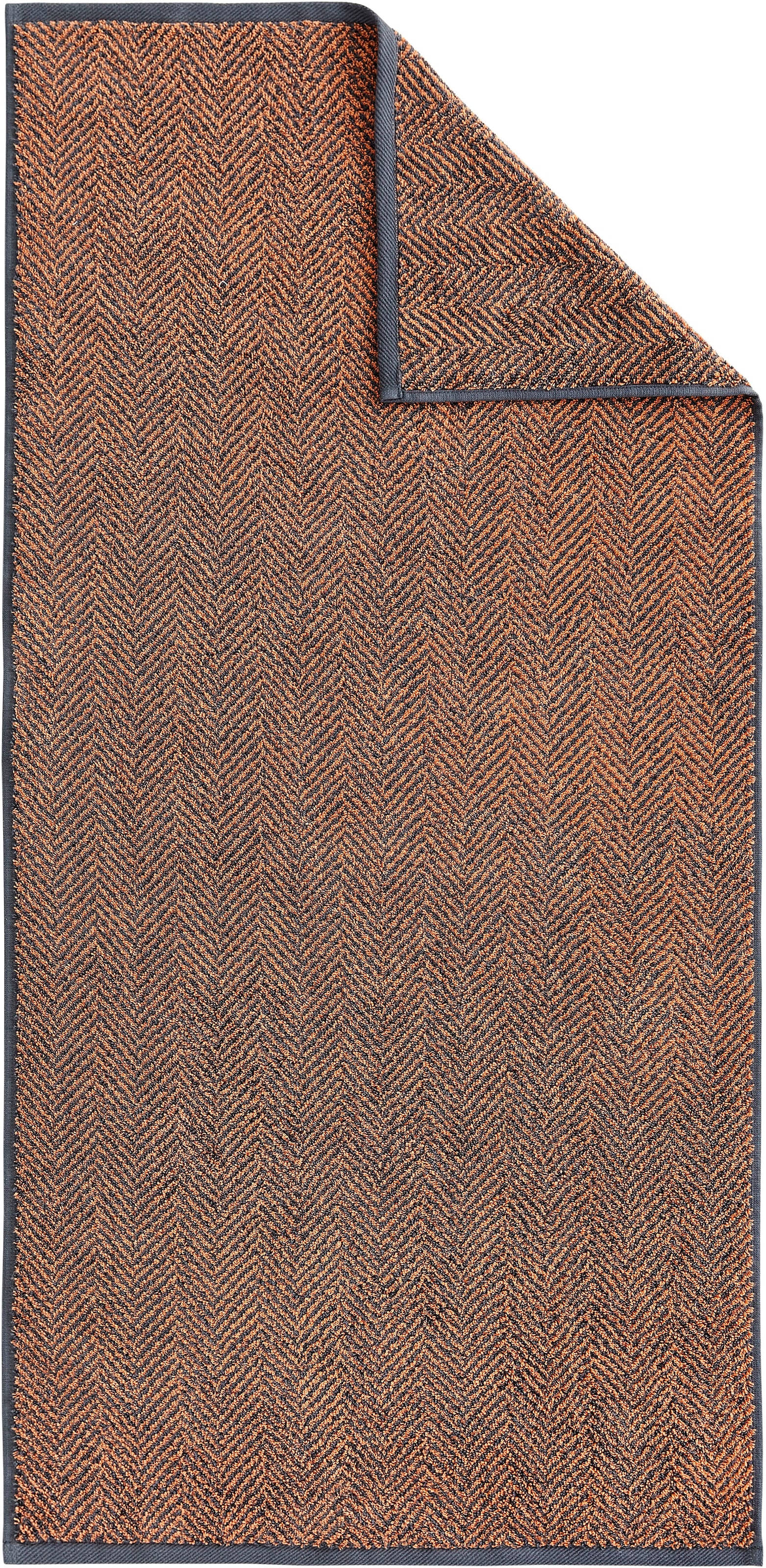 Dyckhoff Handtuch Set »Golden Shades Herringbone«, Set, 3 tlg., Walkfrottier, mit Fischgrät-Muster; 2 Handtücher (50x100cm), 1 Duschtuch (70x140cm)
