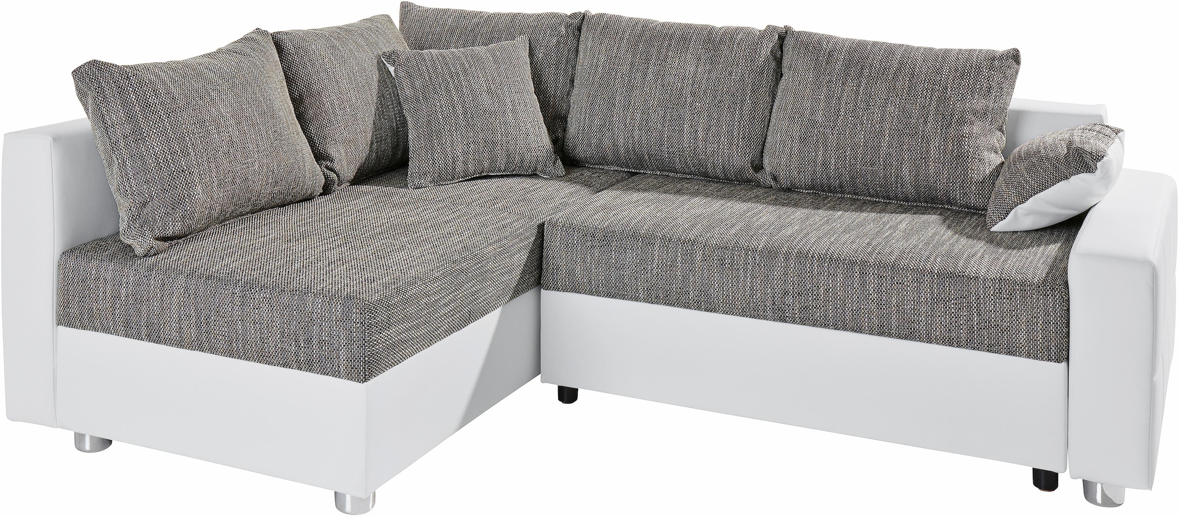COLLECTION AB Ecksofa »Parma L-Form«, mit Bettfunktion und Federkern