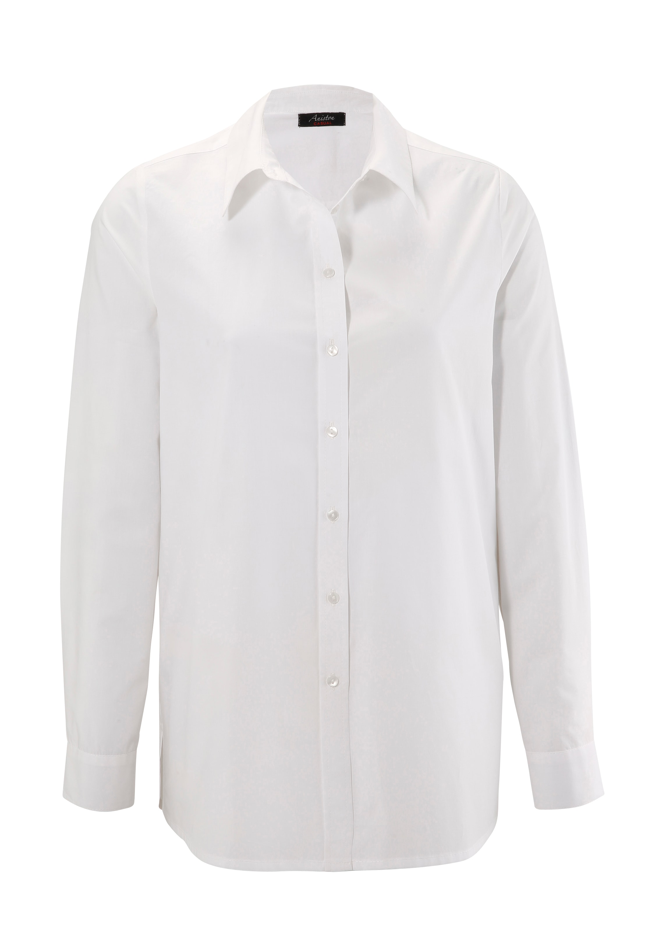 Aniston CASUAL Longbluse, mit kurzen Seitenschlitzen