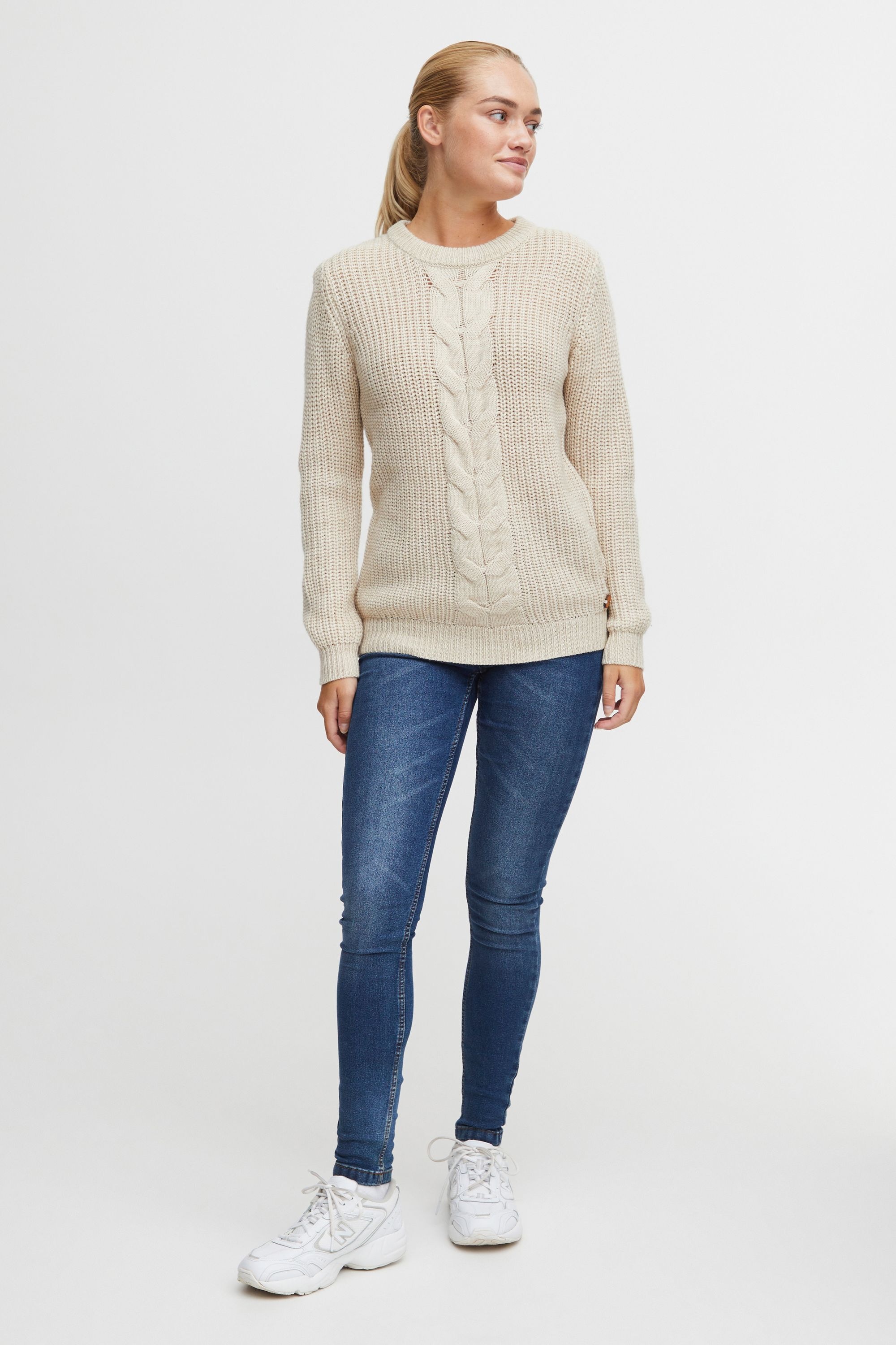OXMO Strickfleece-Pullover »Strickpullover OXNatasja«