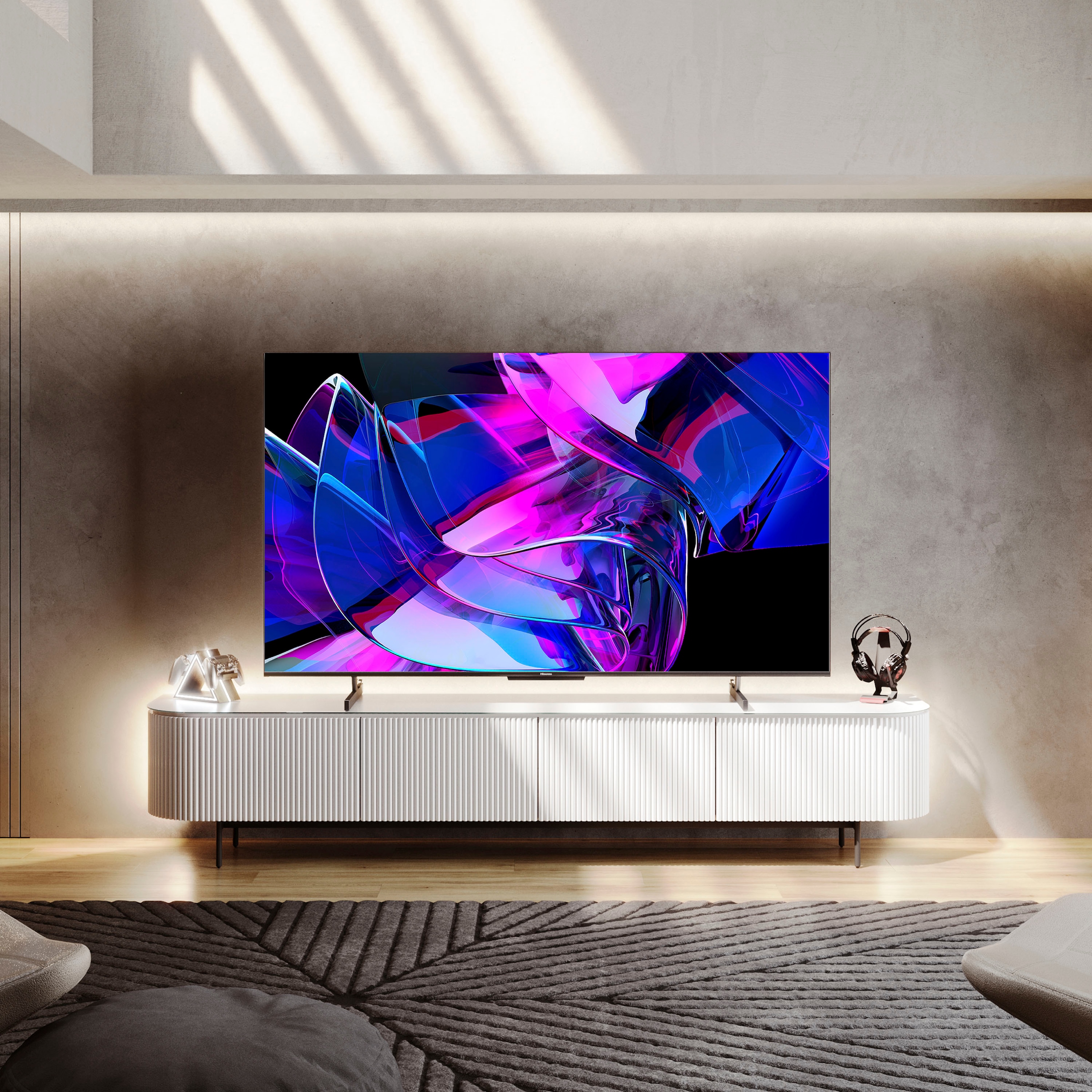 Hisense Mini-LED-Fernseher »100U7KQ«, 4K Ultra HD, Smart-TV, 4K UHD