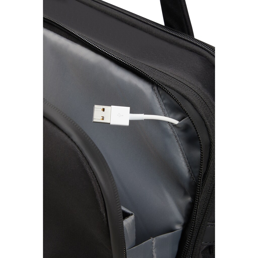 Samsonite Laptoptasche »Litepoint«, mit 15,6-Zoll Lapotopfach, 10,5-Zoll Tabletfach und USB-Schleuse; enthält recyceltes Material