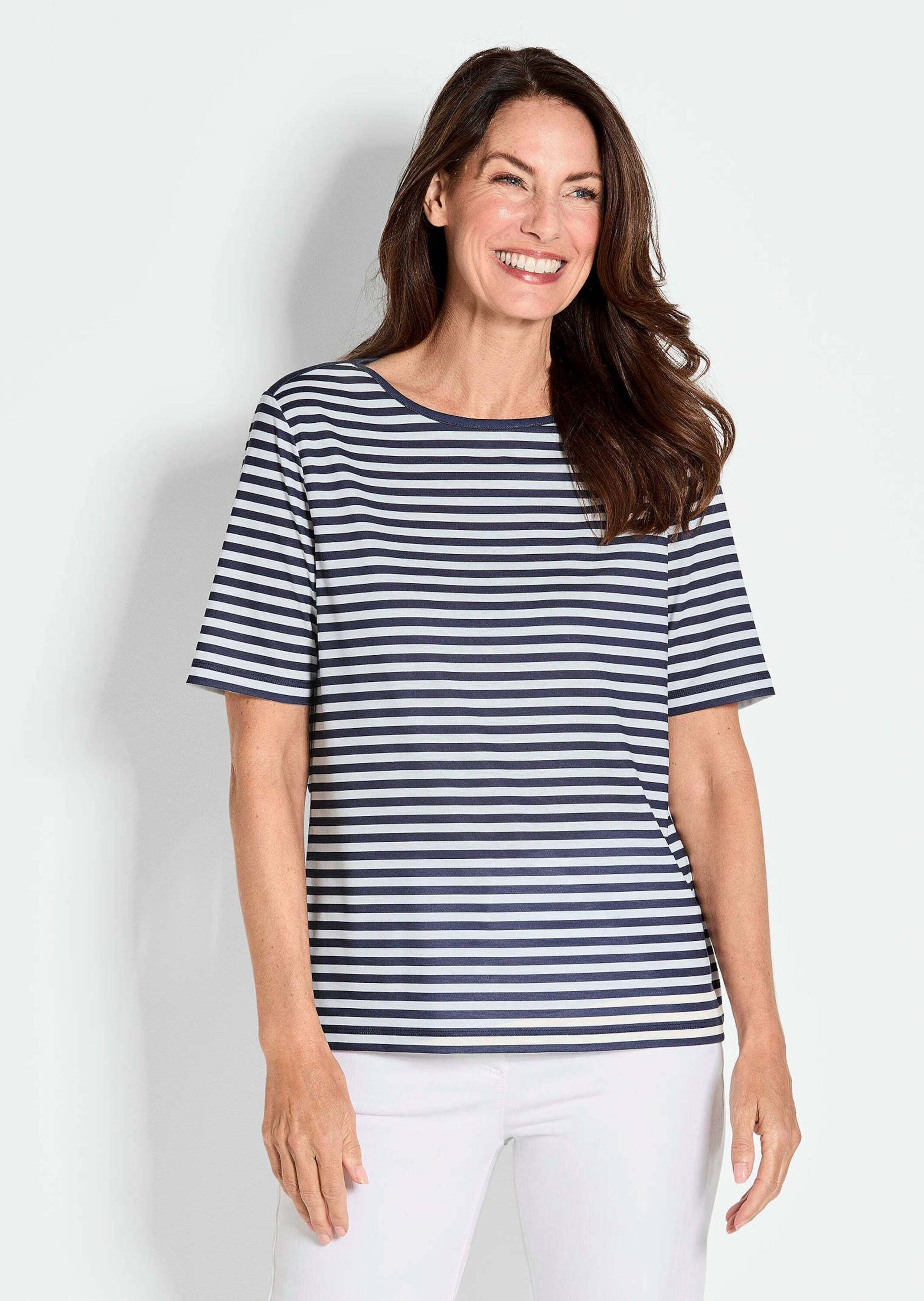 GOLDNER Kurzarmshirt »Stilvolles Streifenshirt für Damen«