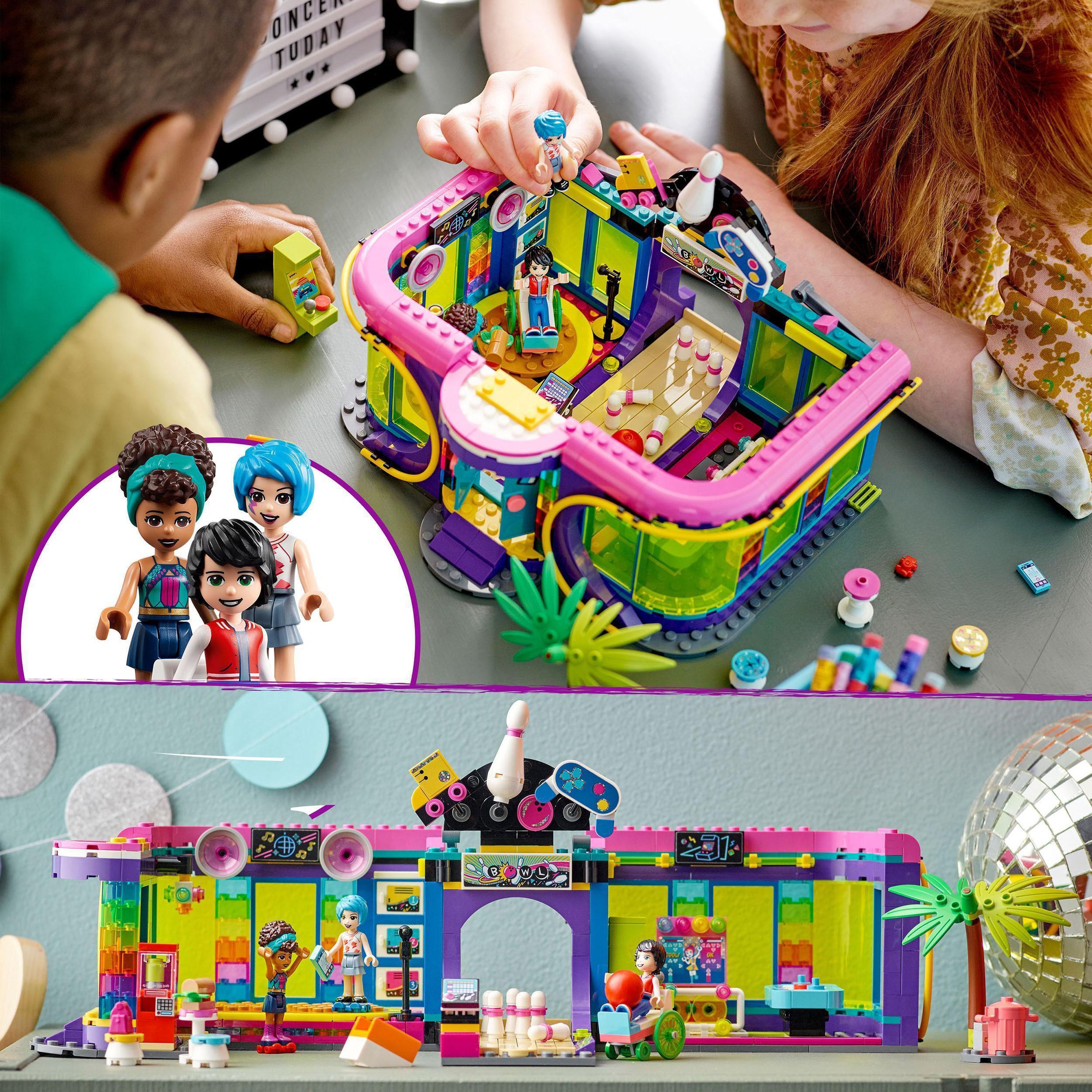 LEGO® Konstruktionsspielsteine »Rollschuhdisco (41708), LEGO® Friends«, (642 St.), Made in Europe