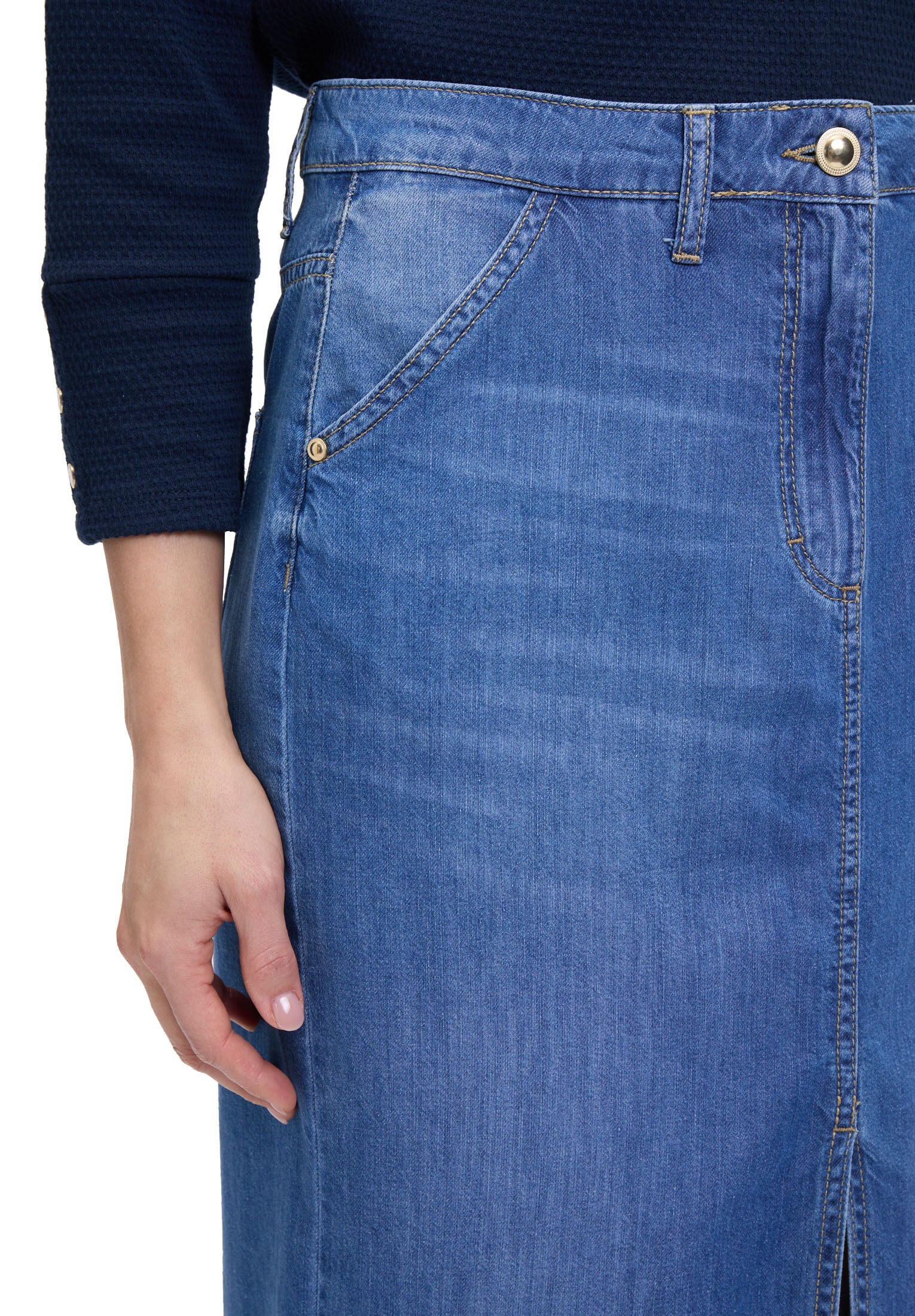 Betty Barclay Jeansrock »Jeansrock mit Waschung«