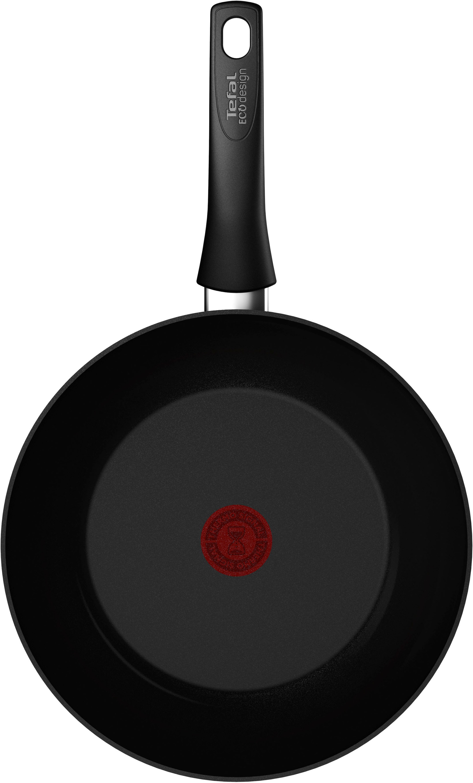 Tefal Wok »Renew On Black«, Aluminium, (1 tlg.), umweltfreundlich, recycelt, Thermo-Signal, Ø 28 cm, Induktion