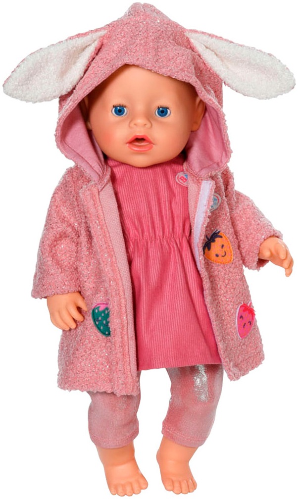 Baby Born Puppenkleidung »Mantel Set mit Kleid 43 cm«, (Set)