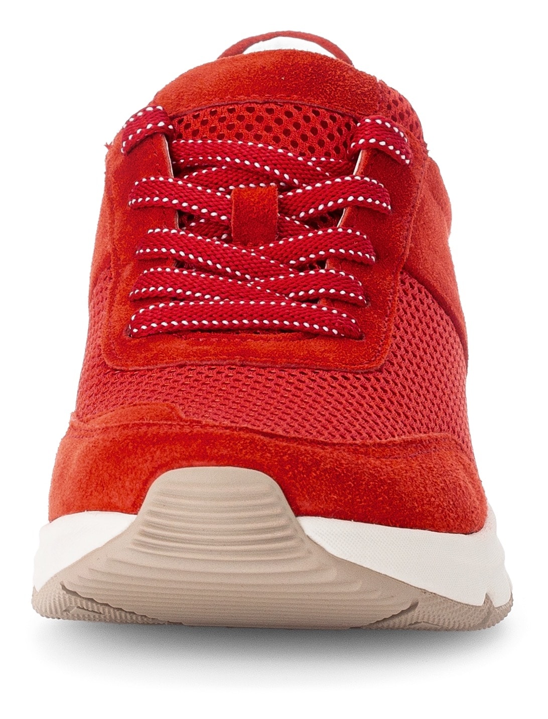Gabor Rollingsoft Keilsneaker, Freizeitschuh, Halbschuh, Schnürschuh, Logoschriftzug an der Ferse