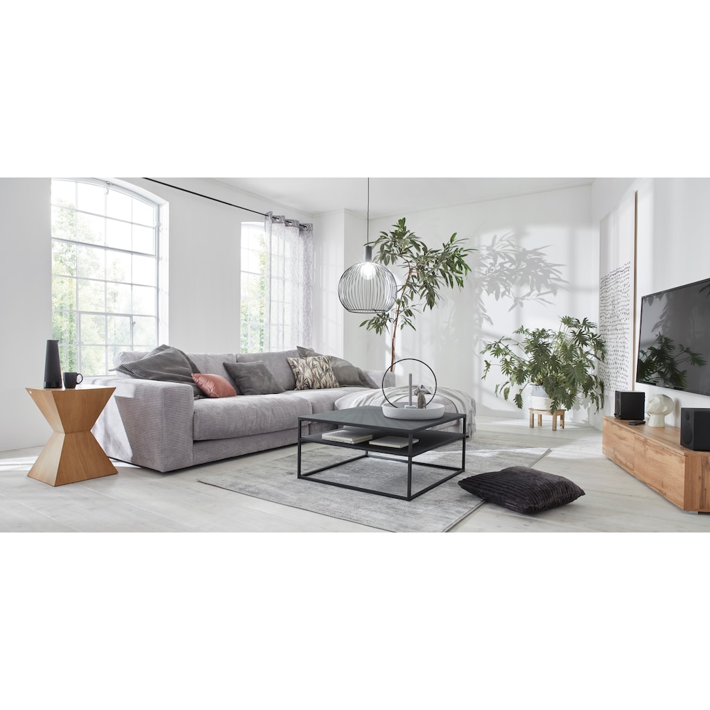 3C Candy Big-Sofa »Enisa, legere Polsterung B/T/H: 290/127/85 cm«, Zeitloses und stylisches Loungemöbel, in Fein- und Breitcord