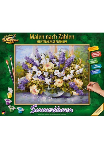 Schipper Malen nach Zahlen »Meisterklasse Premium - Sommerblumen«, Made in Germany kaufen