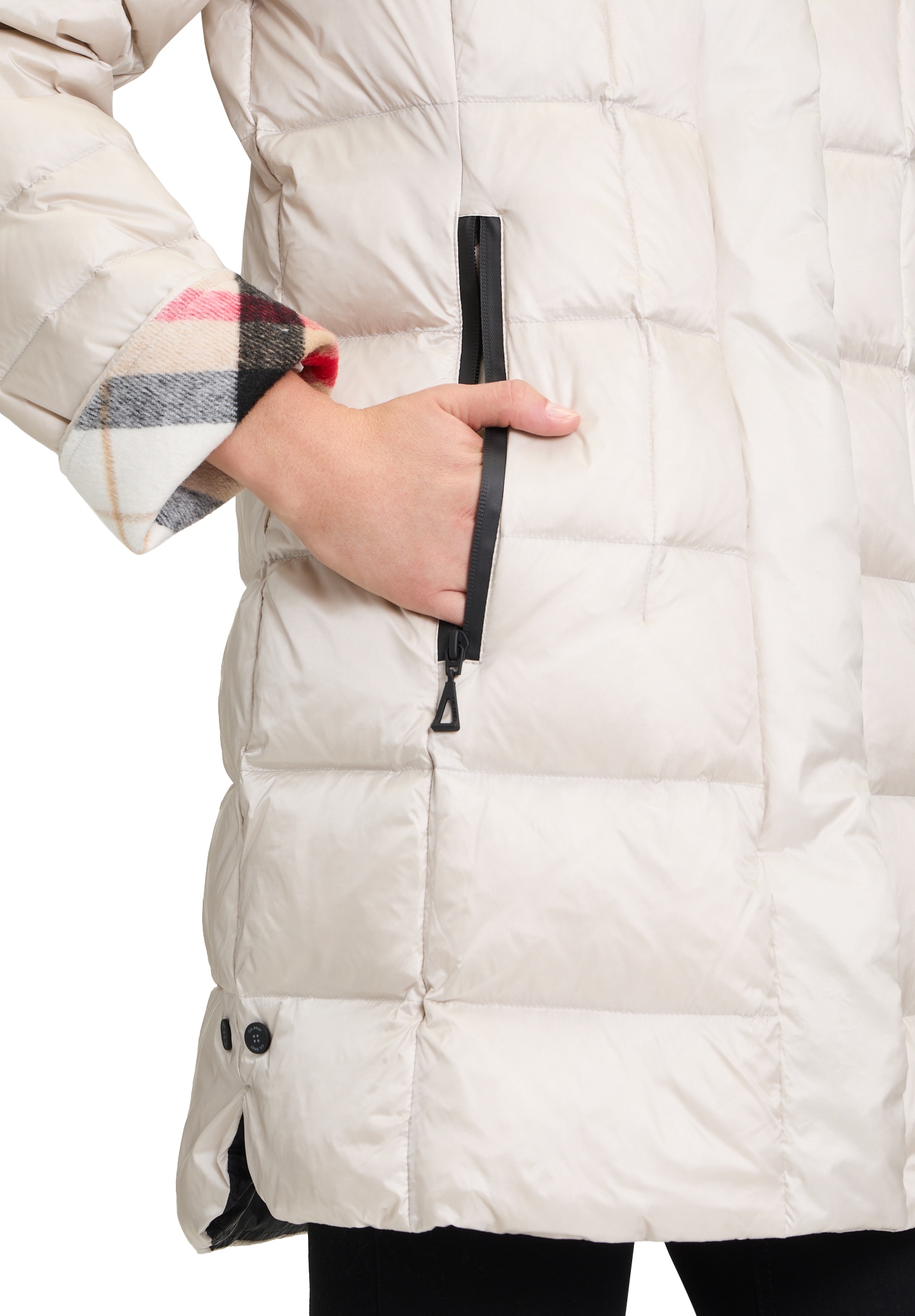 Gil Bret Winterjacke, mit Kapuze, gesteppt mit Kapuze