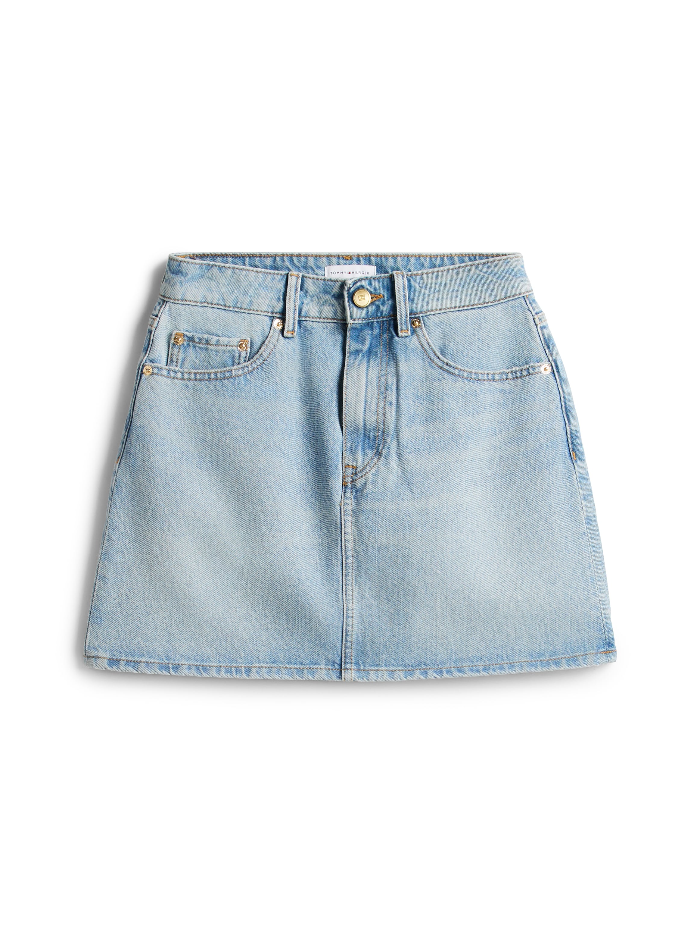 Tommy Hilfiger Jeansrock »MINI SKIRT CAM LIGHT HW« aus Baumwolle, high waist
