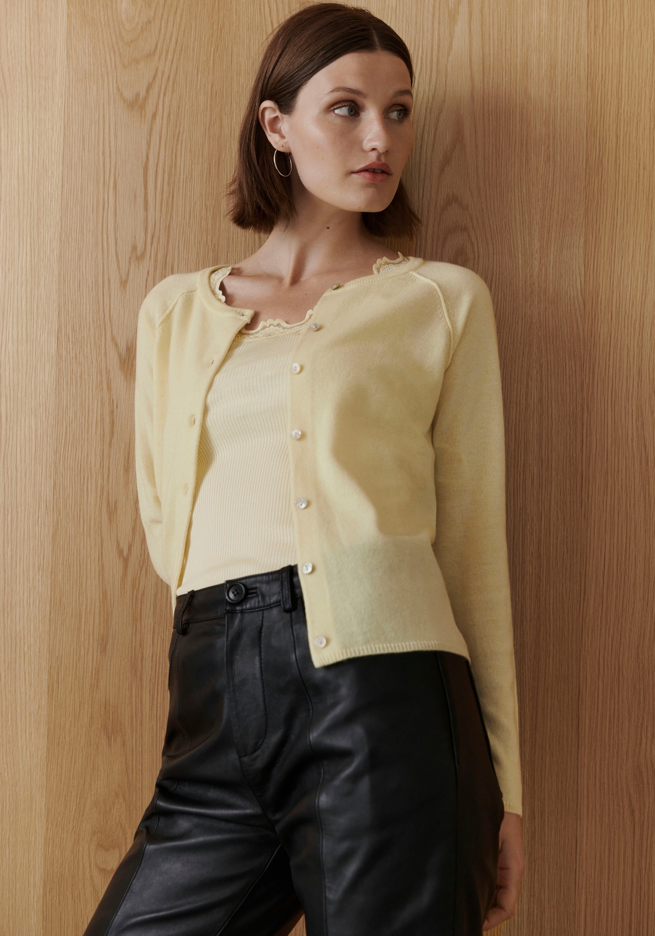 rosemunde Tanktop »Babette Silk Top«, wunderschöner Vintage-Spitzenbesatz an Ausschnitt und Trägern