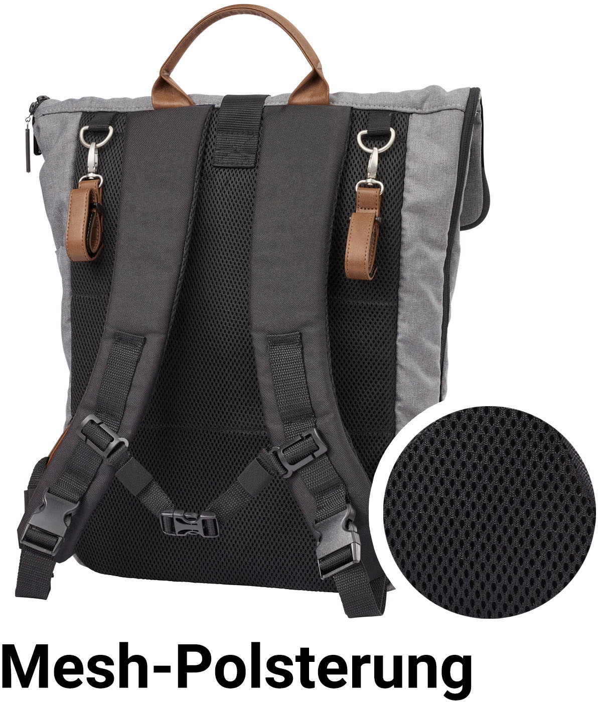 Gesslein Wickelrucksack »N°6, orange«, Made in Germany