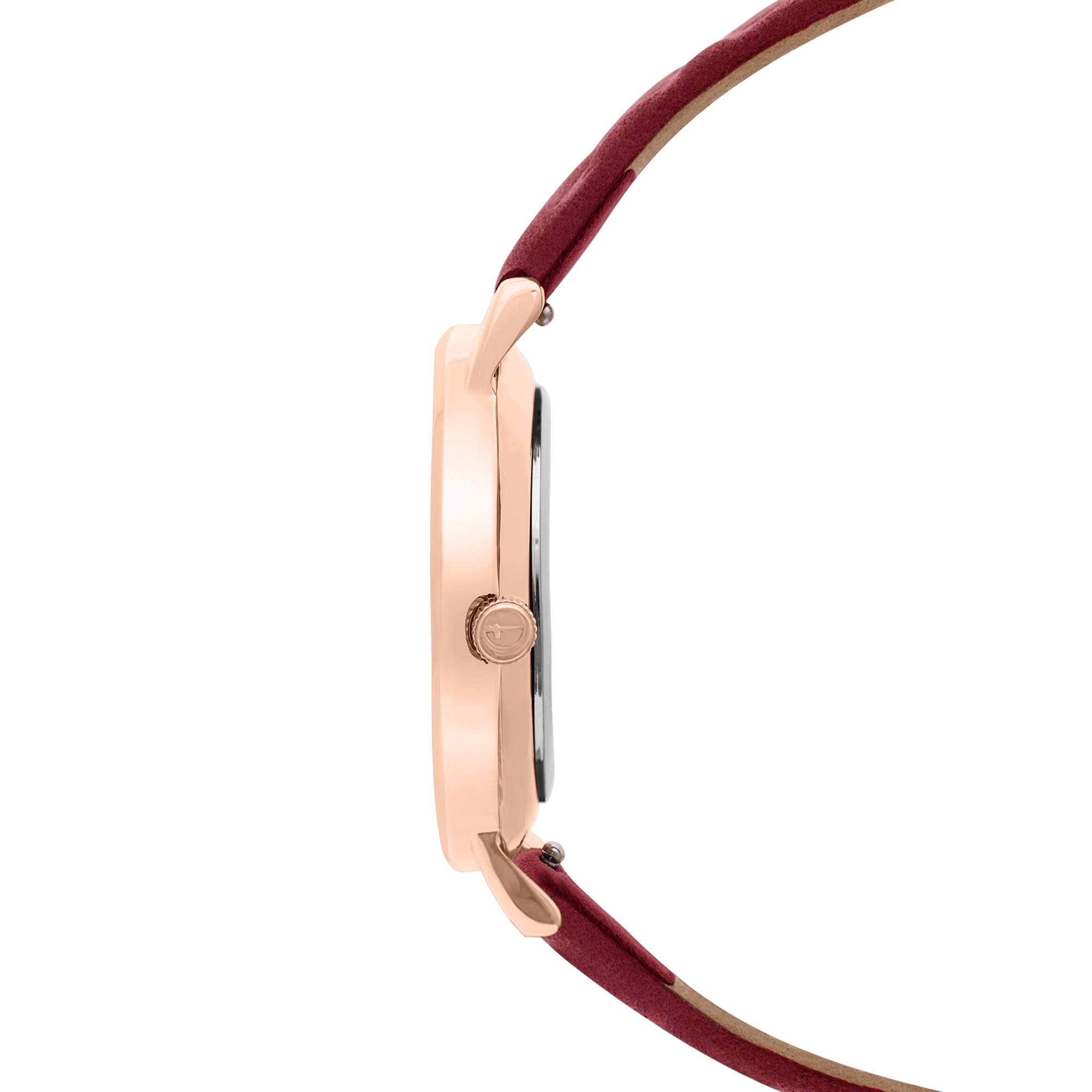 Tamaris Quarzuhr Armbanduhr, Damenuhr, Lederarmband, analog