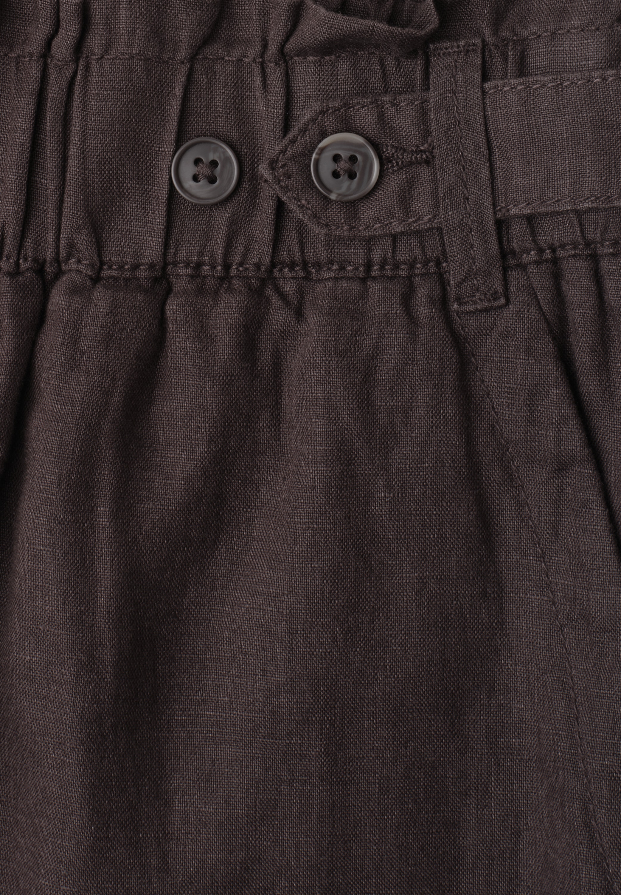 STREET ONE Shorts  Sommershort aus Leinen mit Paperbag-Bund