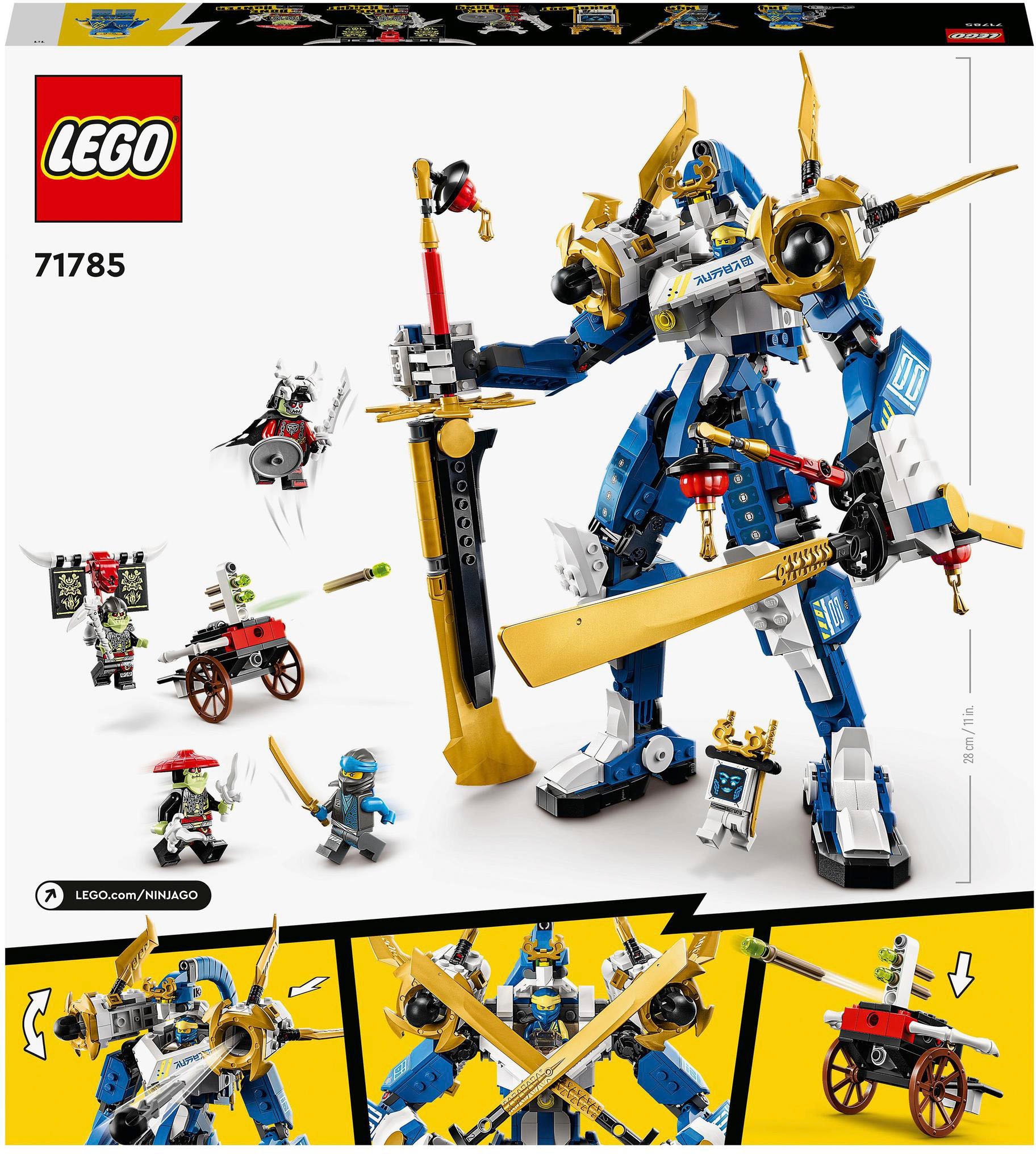 LEGO® Konstruktionsspielsteine »Jays Titan-Mech (71785), LEGO® NINJAGO«, (794 St.), Made in Europe