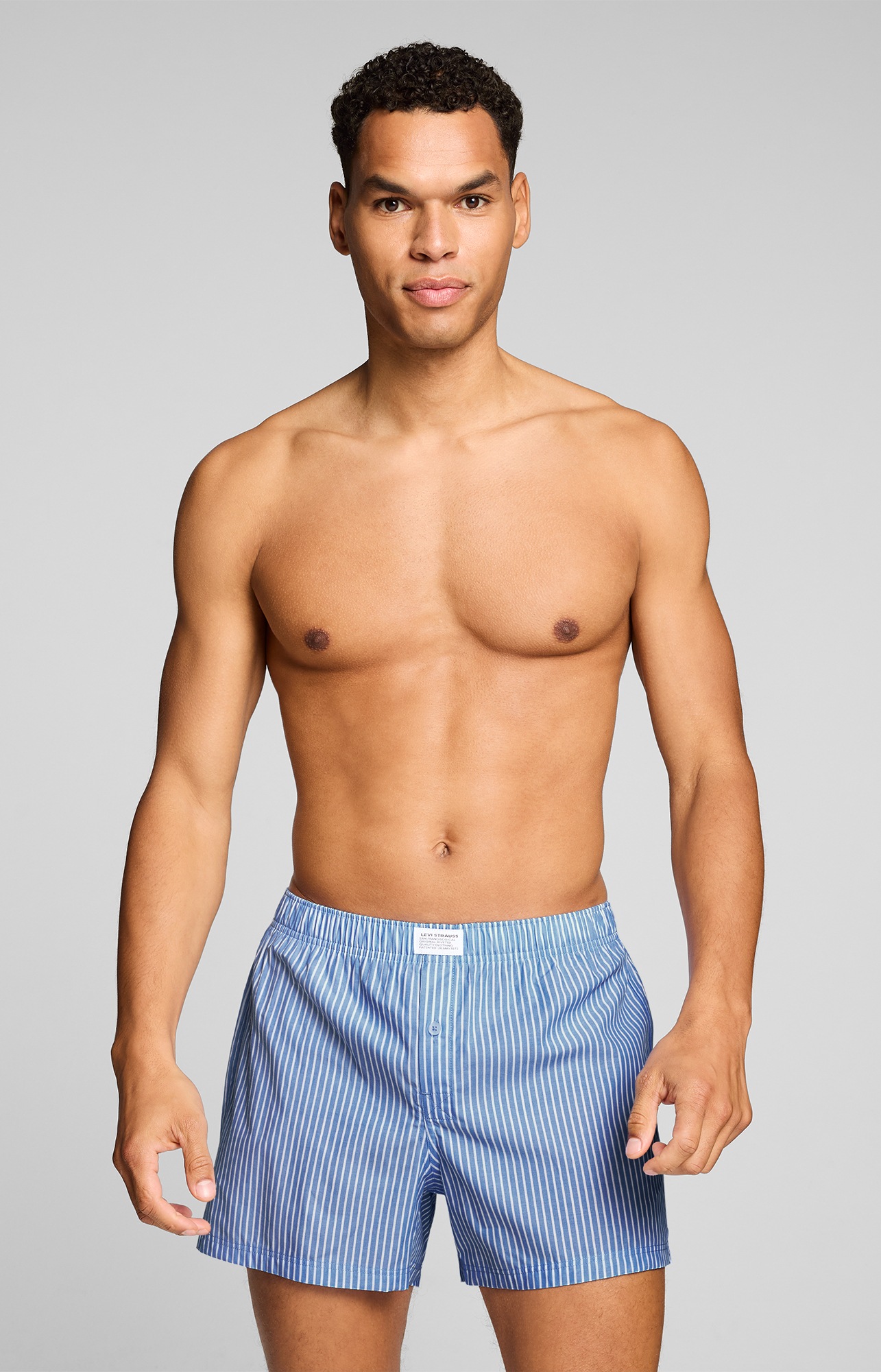 Levi's® Webboxer »LEVIS MEN WOVEN BOXER 2P« 2er Pack,  mit Eingriff, Baumwolle, weites Bein