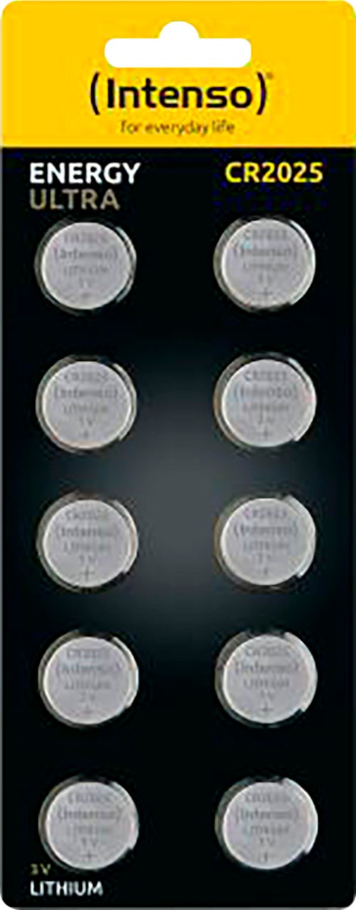 Intenso Knopfzelle »Lithium-Knopfzellen-Set CR2025, 60er-Set«, (6 St.)