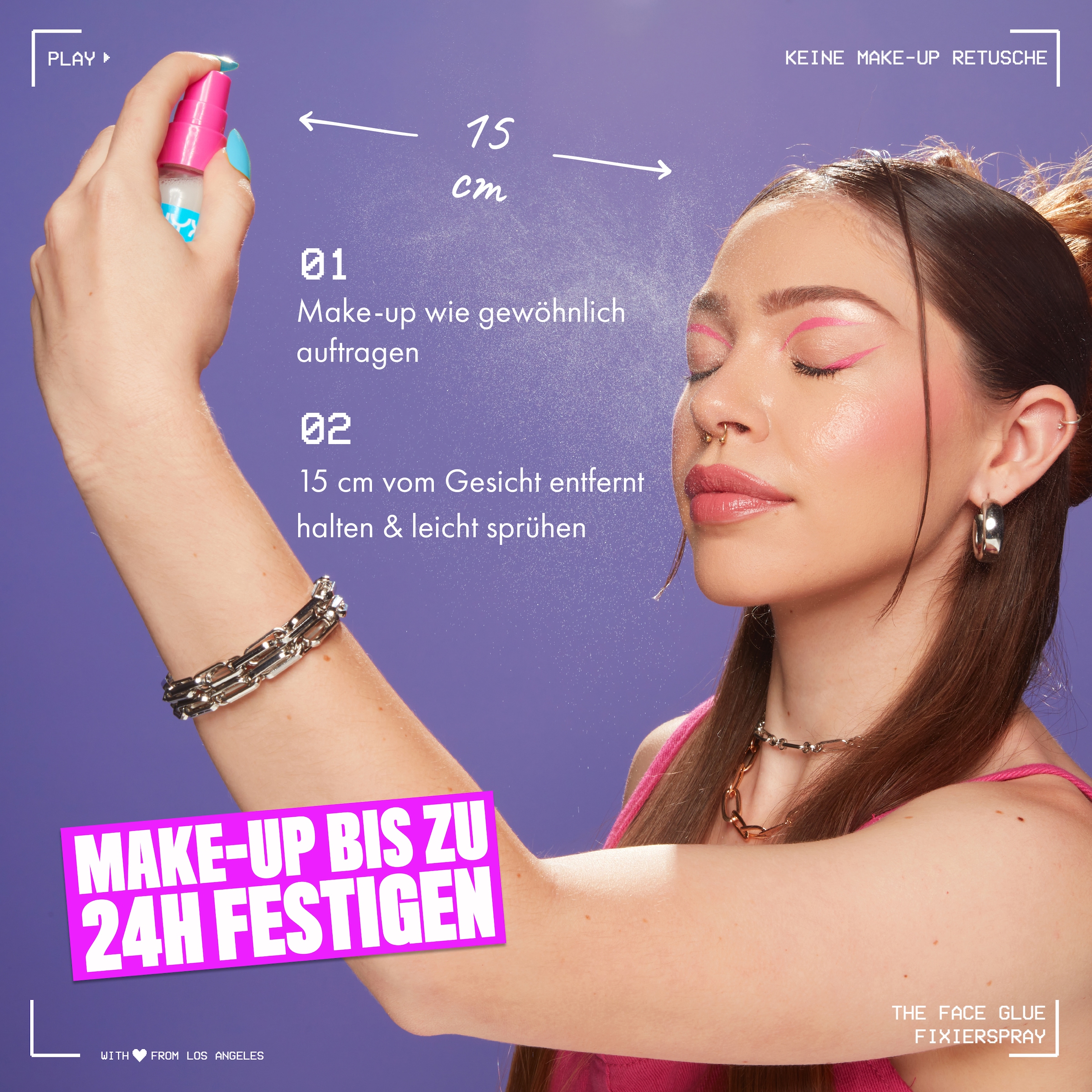 NYX Fixierspray »NYX Professional Makeup The Face Glue Setting Spray«