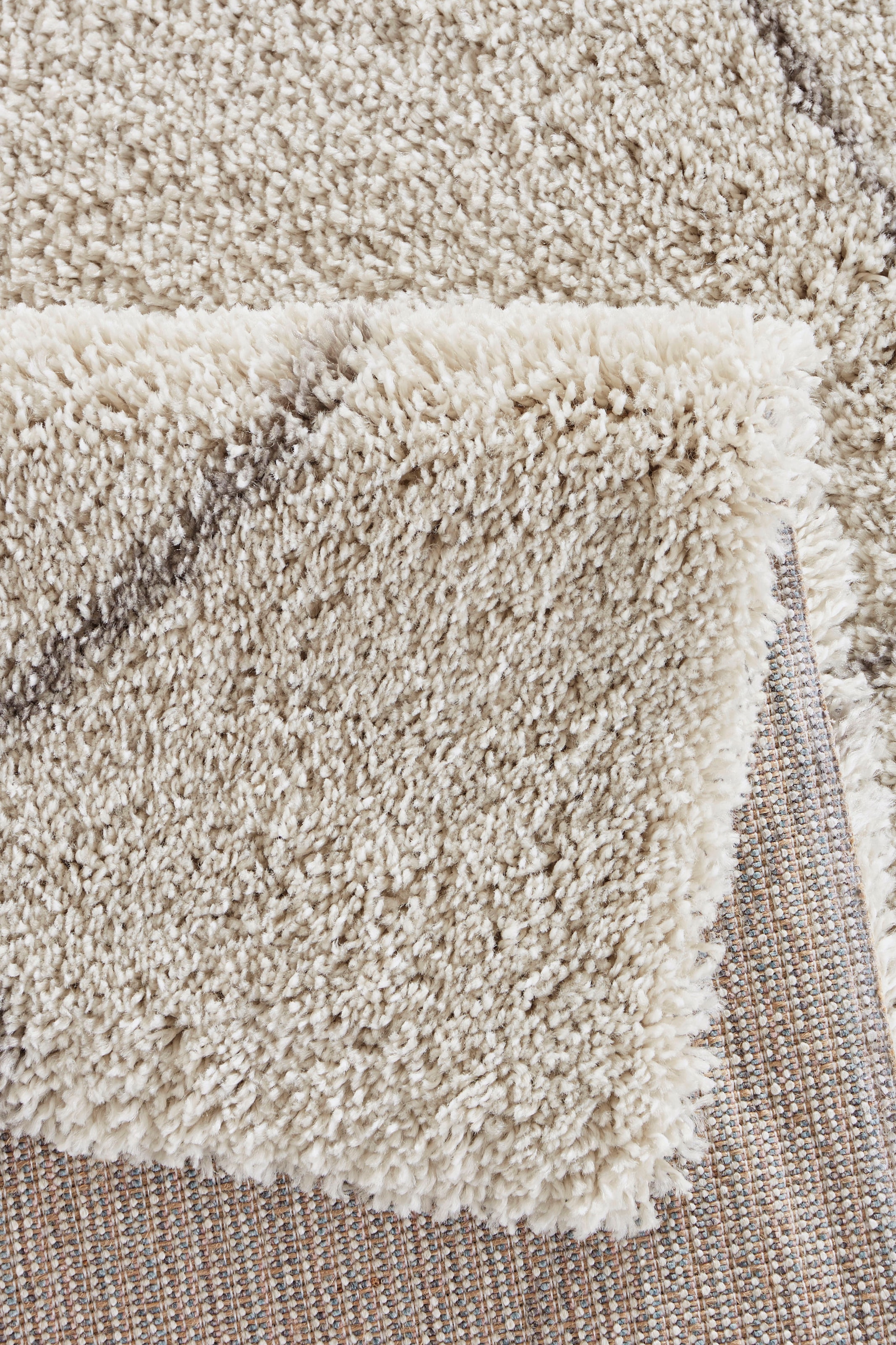 Leonique Hochflor-Teppich »Belle«, rechteckig, 35 mm Höhe, Rauten-Design, weiche Haptik