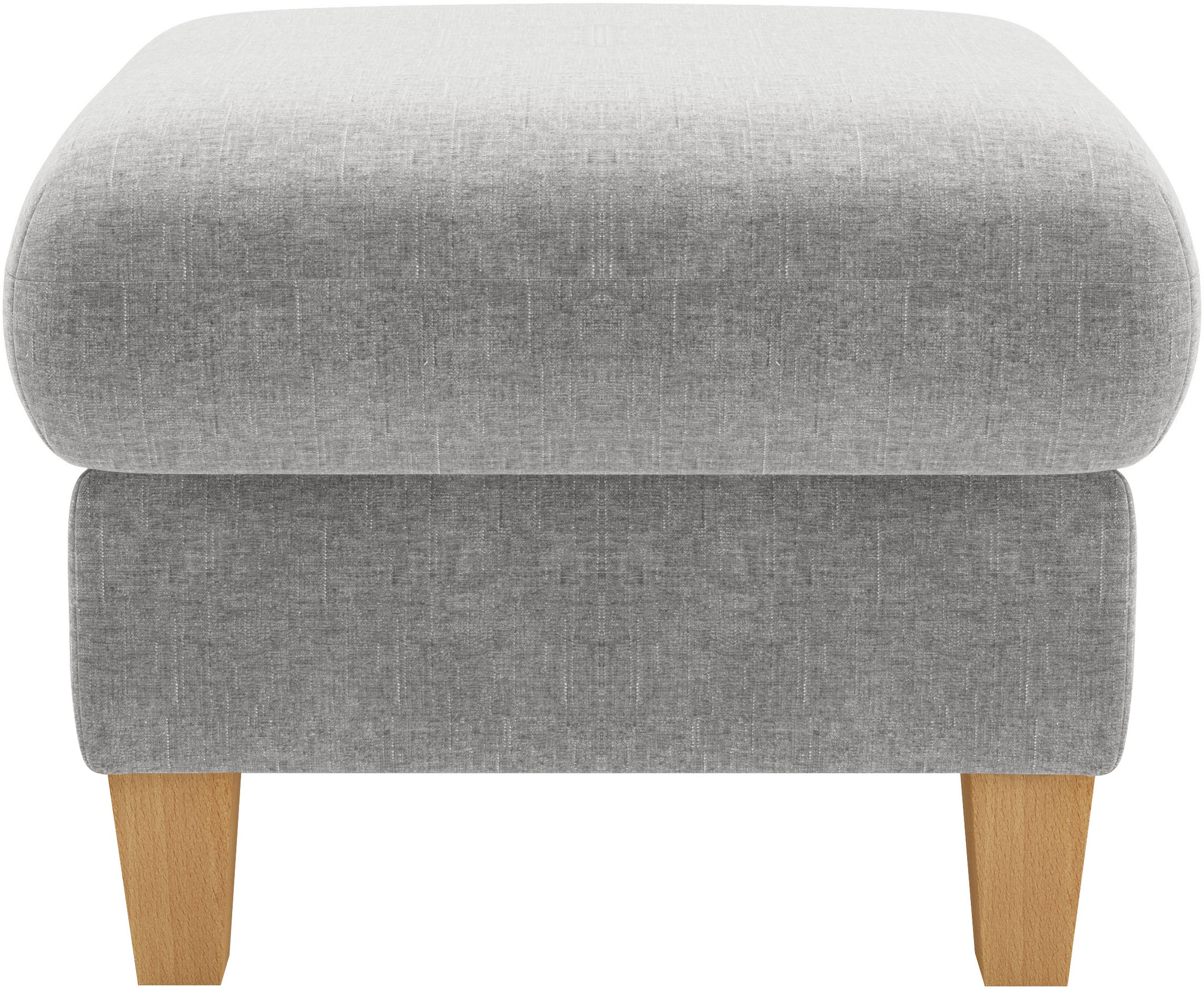Home affaire Polsterhocker »Rochelle«, (1 St.), Massive 12 cm Holzbeine