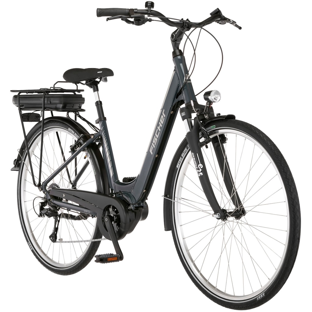 FISCHER Fahrrad E-Bike »CITA 1.5 522 44«, 8 Gang, Shimano, Acera, Mittelmotor 250 W, (Schloss)