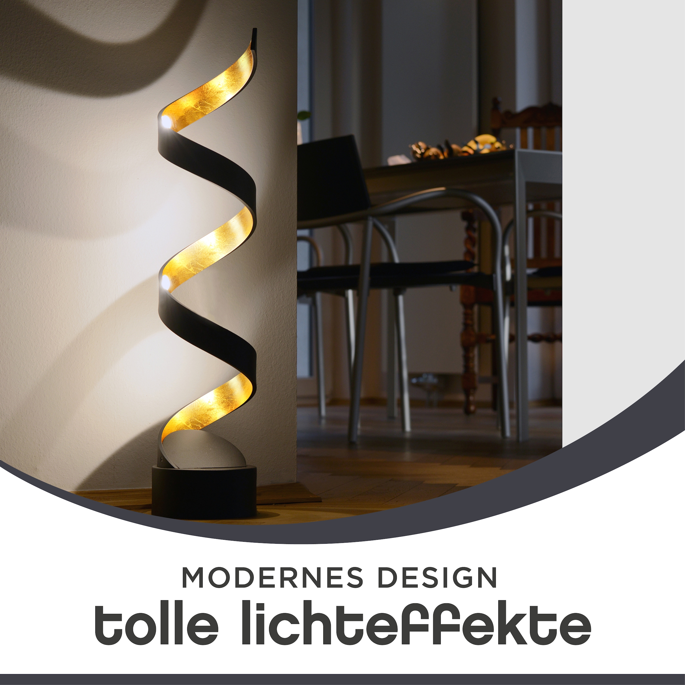 ECO-LIGHT LED Tischleuchte »HELIX«, Leuchtmittel LED-Modul | LED fest integriert
