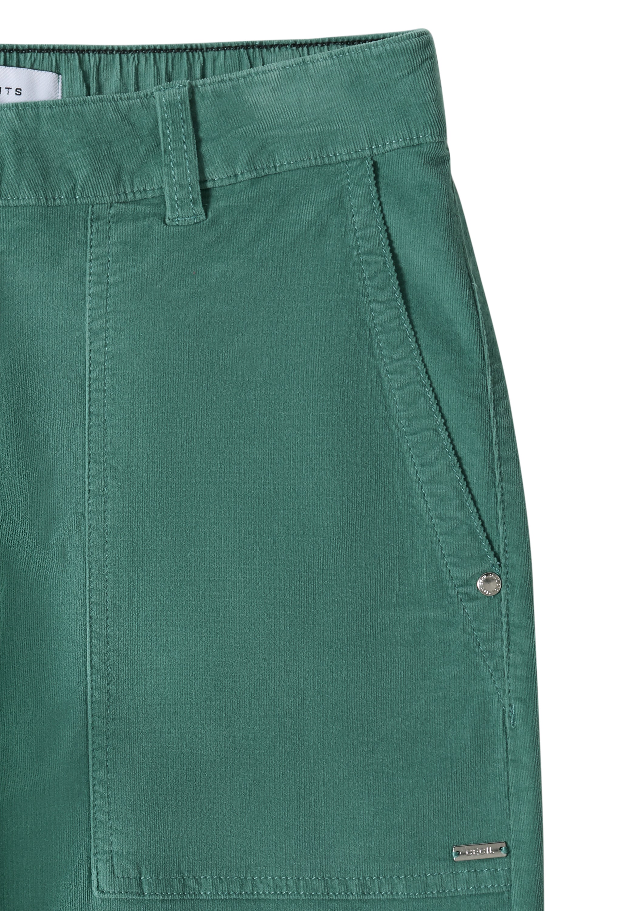 Cecil Cordhose »Style Neele«, Wide Leg, High Waist