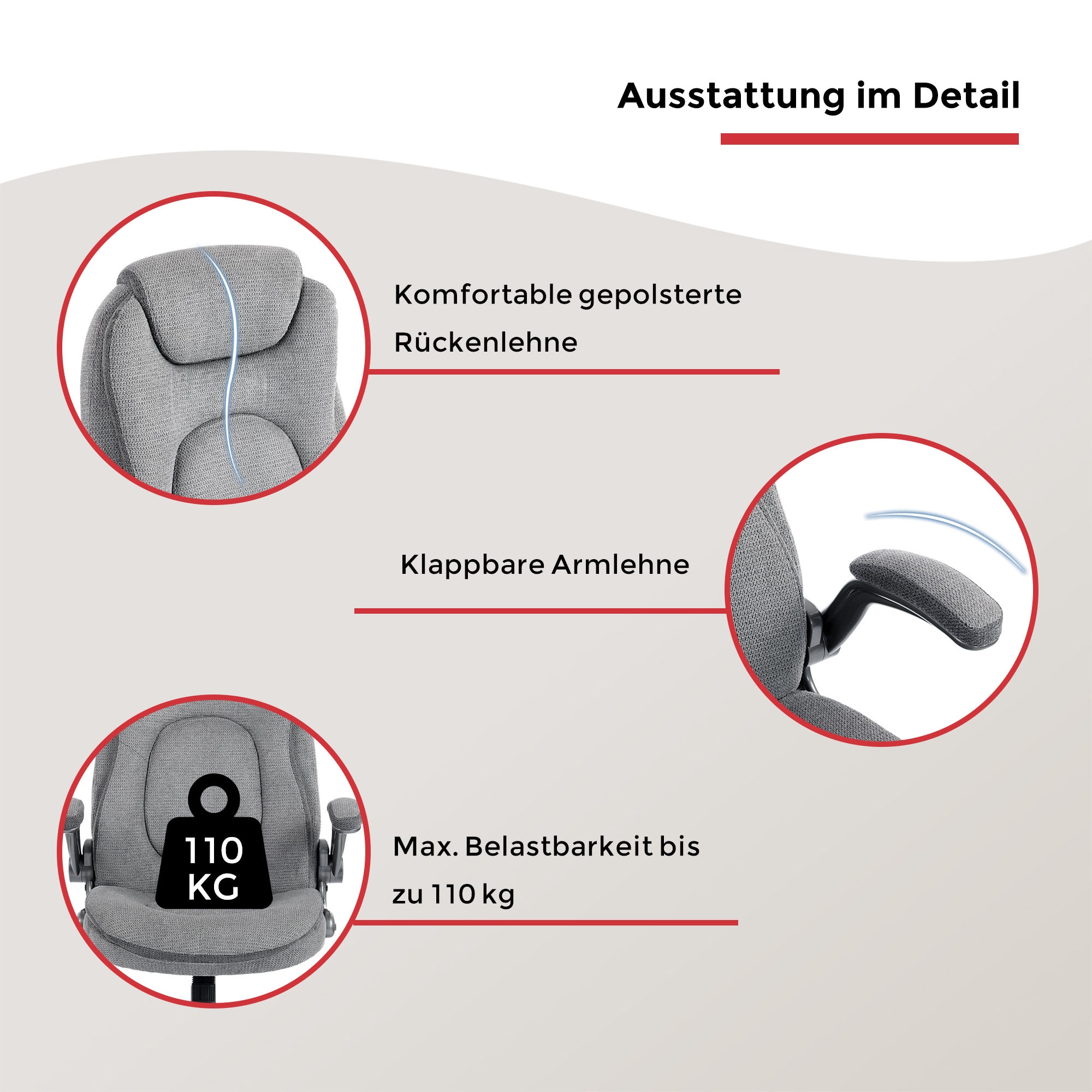 Duo Collection Chefsessel »Nino« () 1 Stk.klappbare Armlehnen